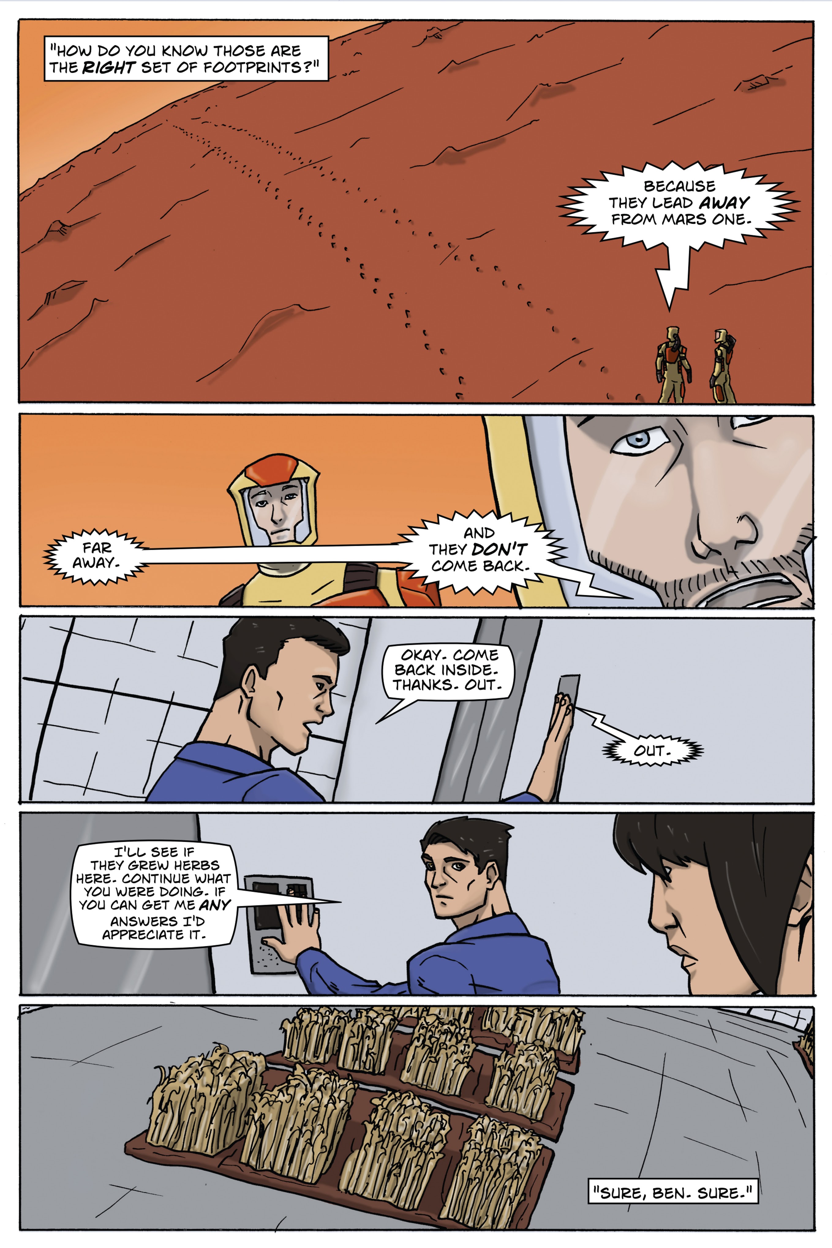 Read online Mars One comic -  Issue #2 - 13