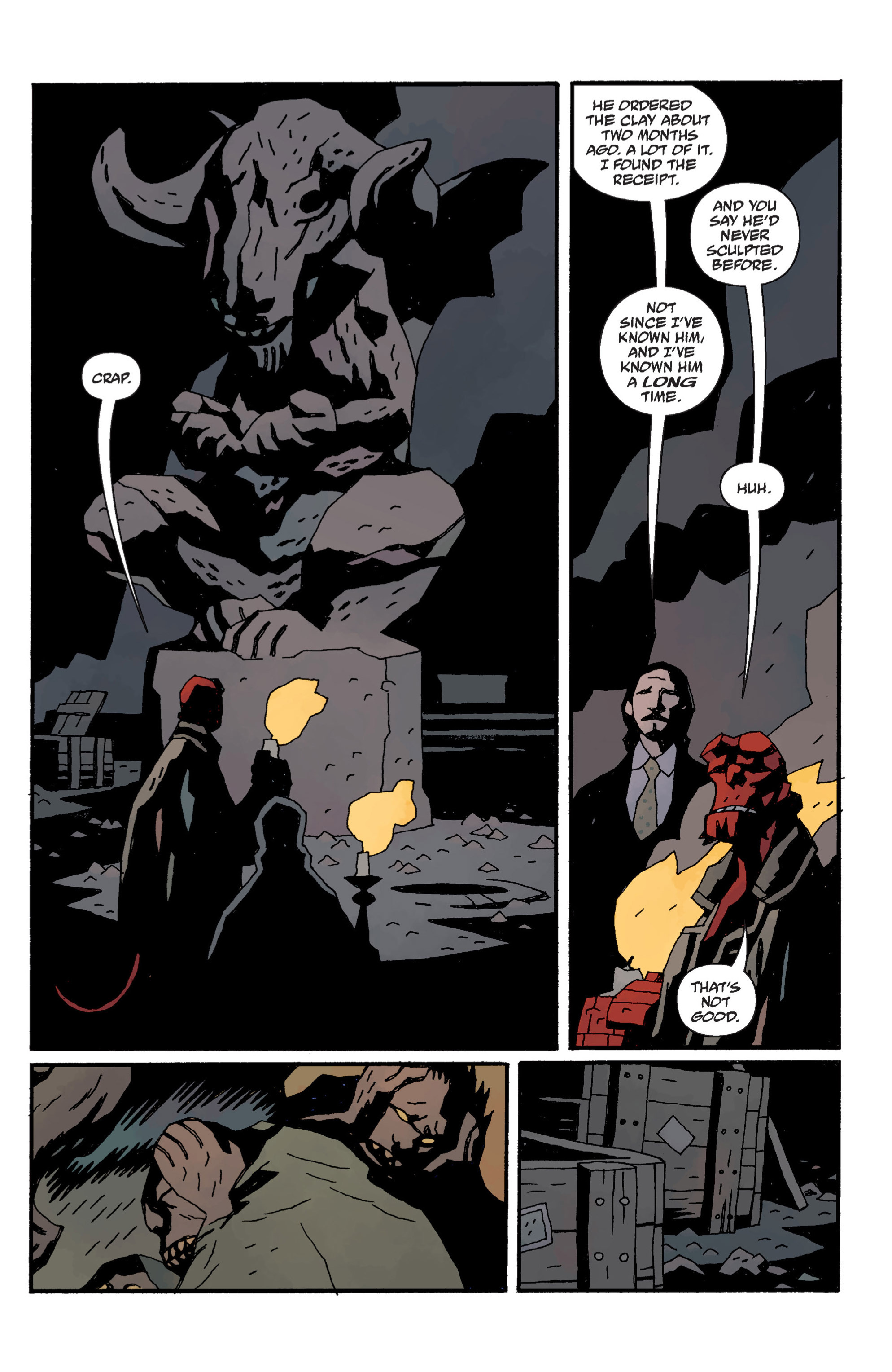 Read online Hellboy comic -  Issue #10 - 115