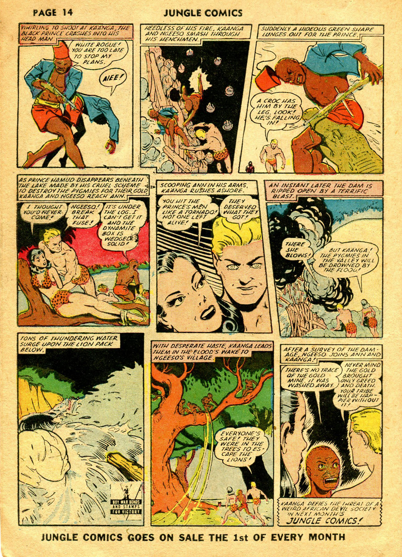 Read online Jungle Comics comic -  Issue #33 - 16
