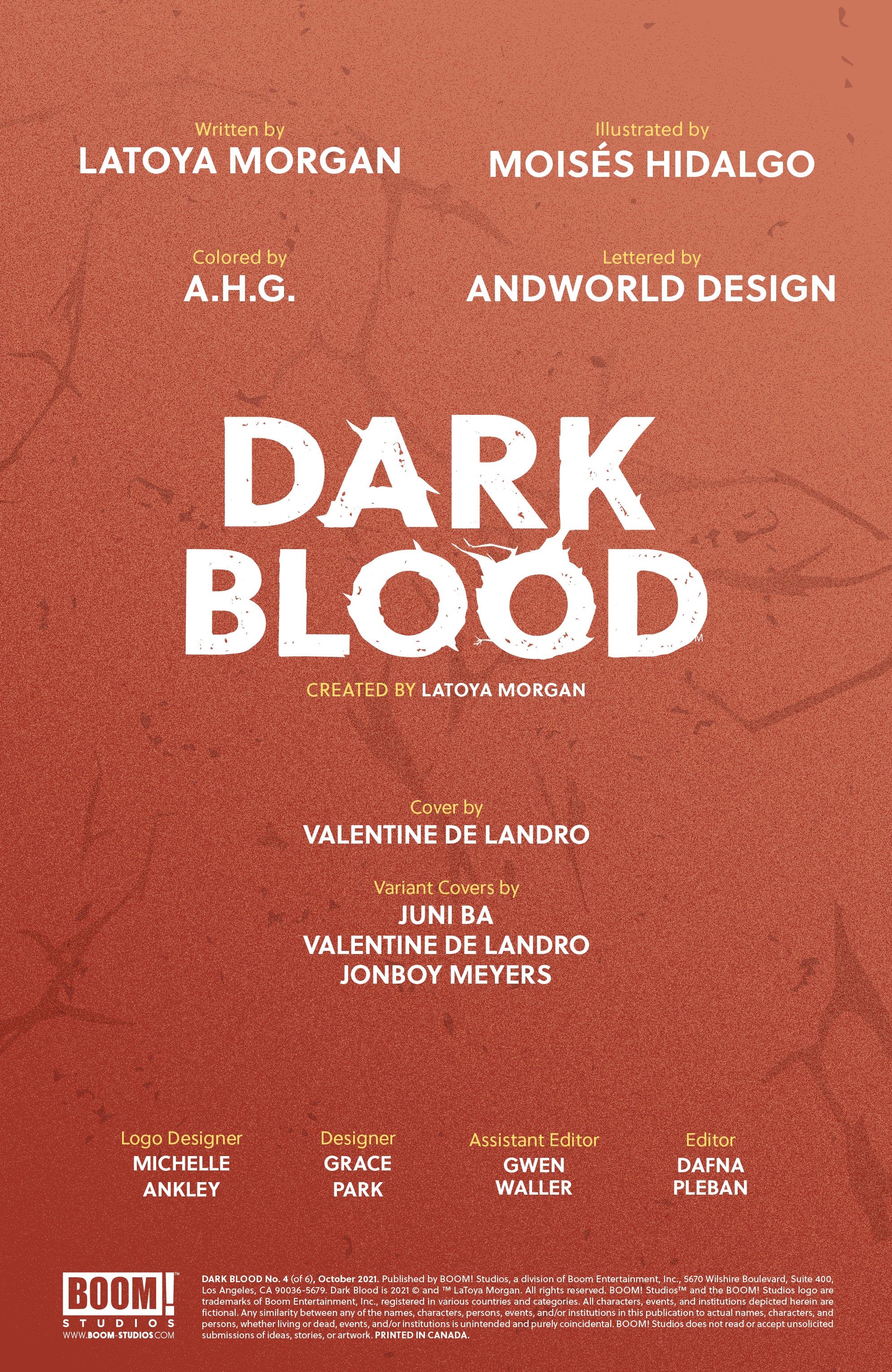 Read online Dark Blood comic -  Issue #4 - 2