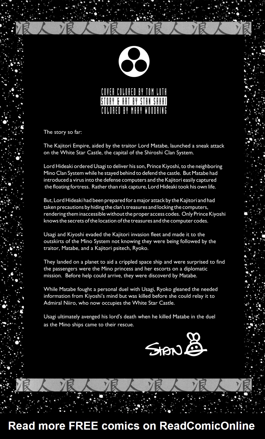 Read online Space Usagi Volume 2 comic -  Issue #1 - 2