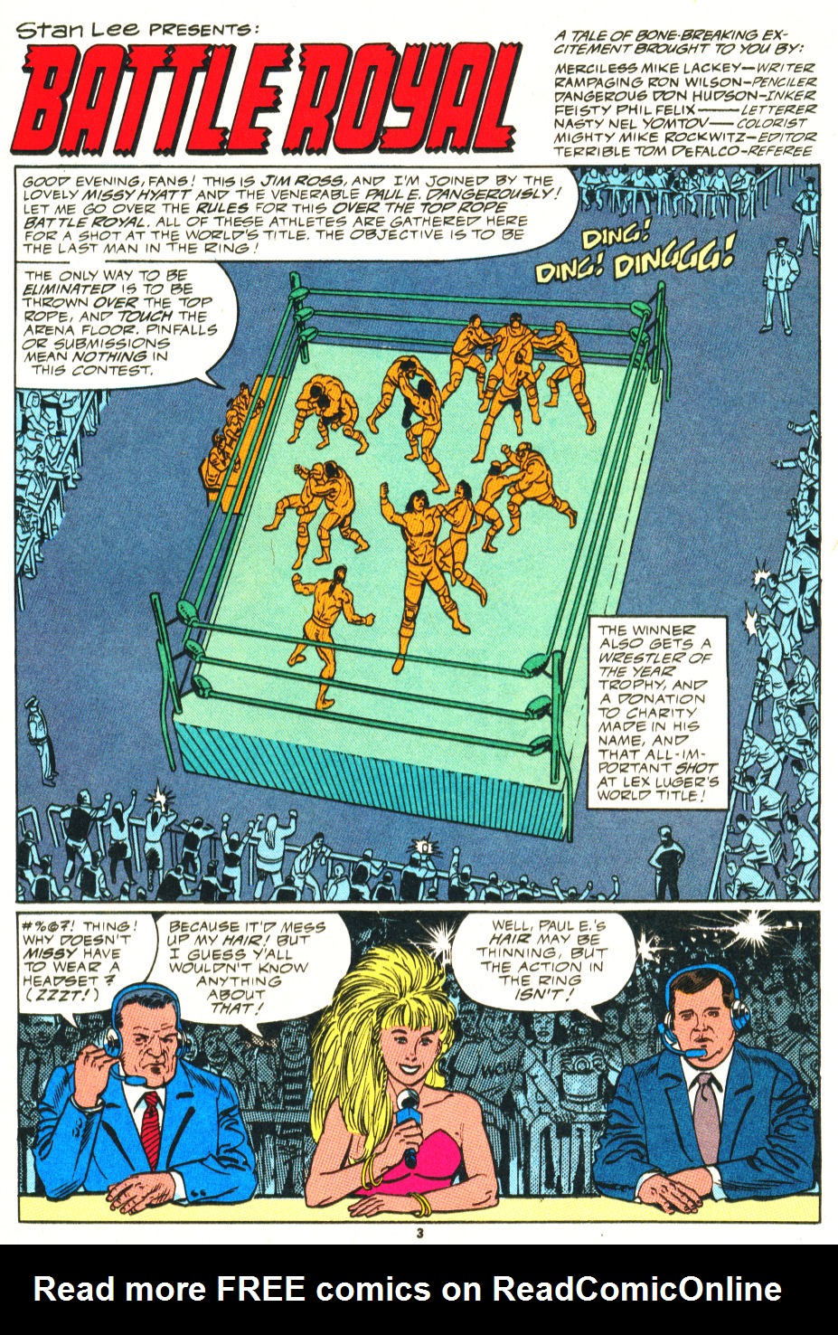 Read online WCW World Championship Wrestling comic -  Issue #1 - 4