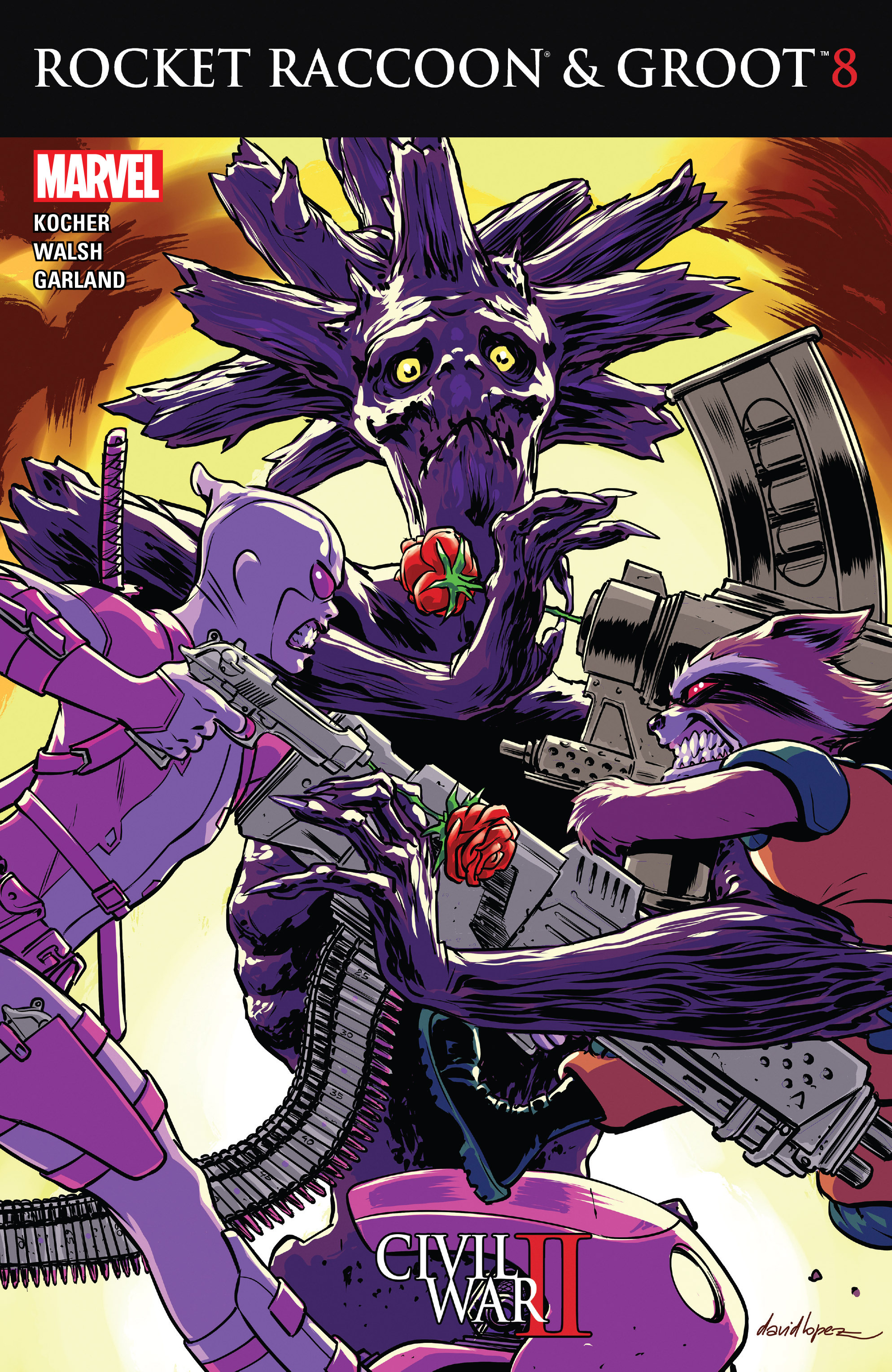 Read online Rocket Raccoon & Groot comic -  Issue #8 - 1