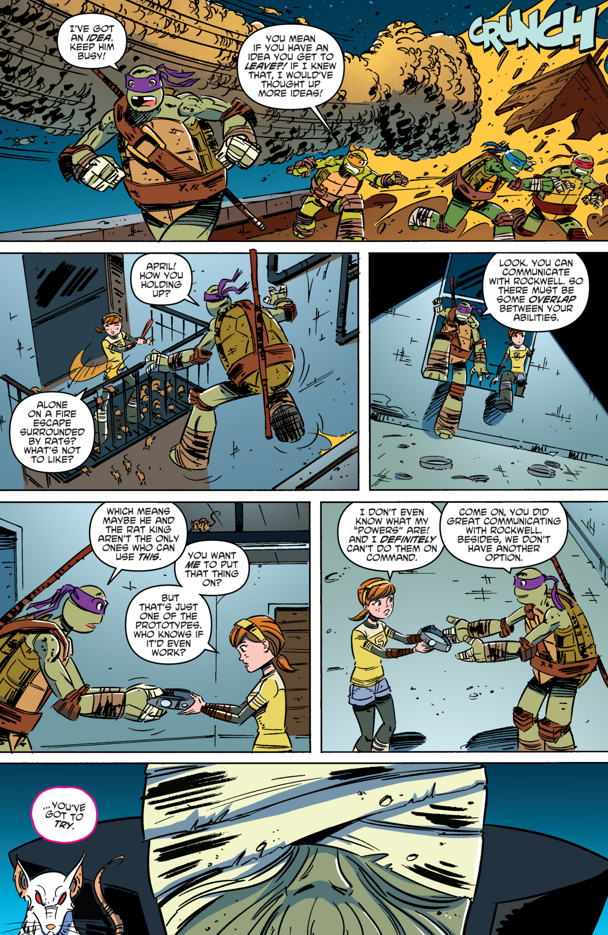Read online Teenage Mutant Ninja Turtles New Animated Adventures comic -  Issue #8 - 16