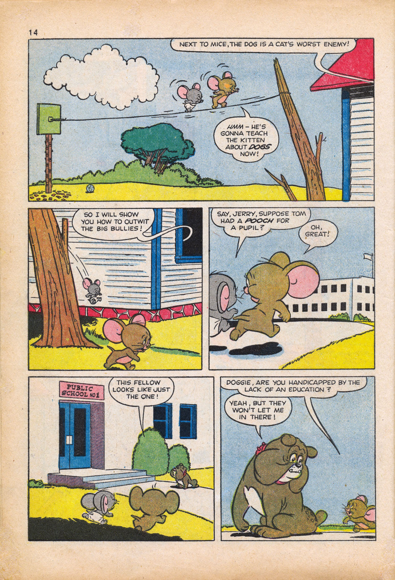 Read online Tom & Jerry's Back to School comic -  Issue # TPB - 16