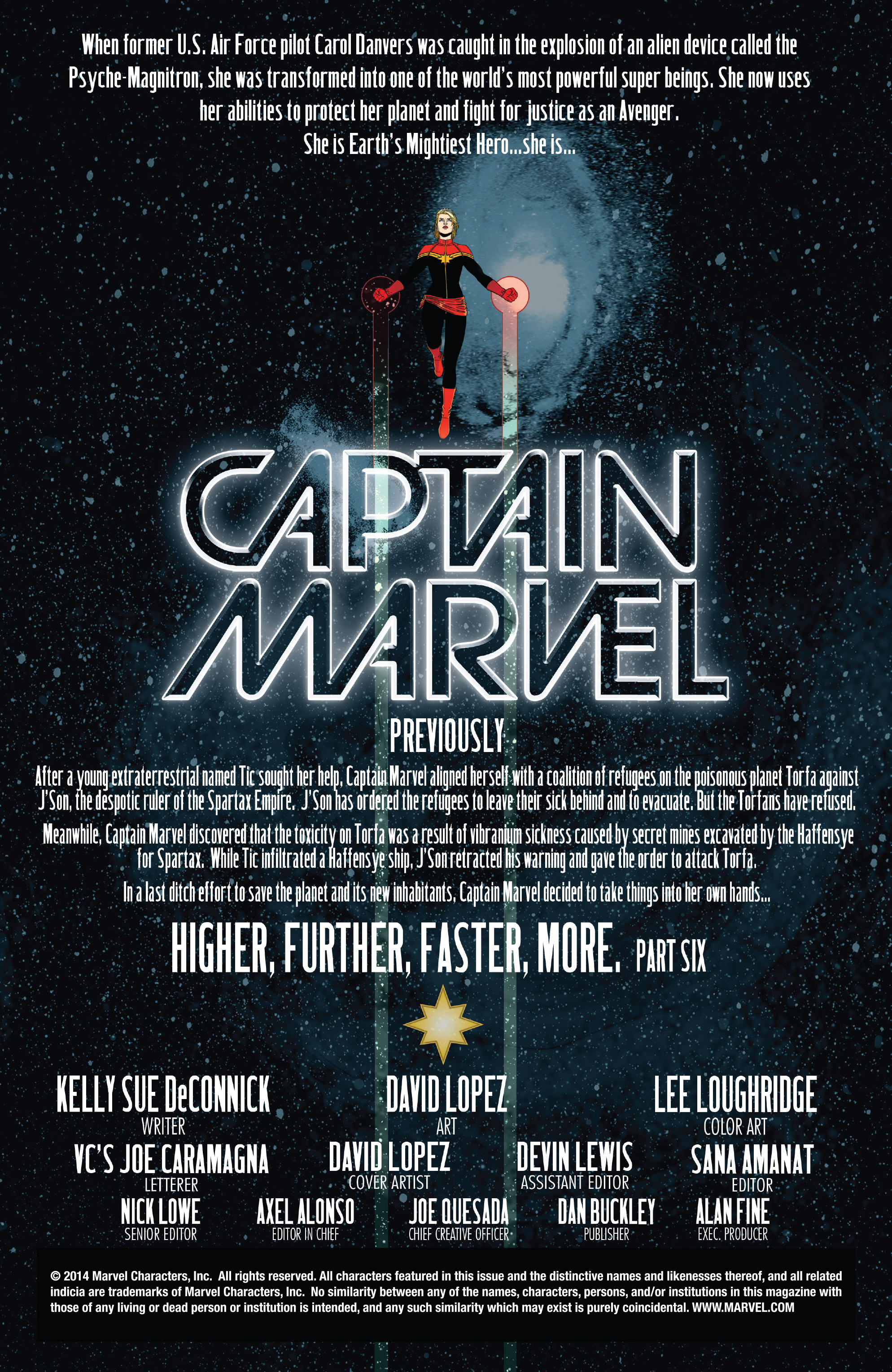 Read online Captain Marvel (2014) comic -  Issue #6 - 2