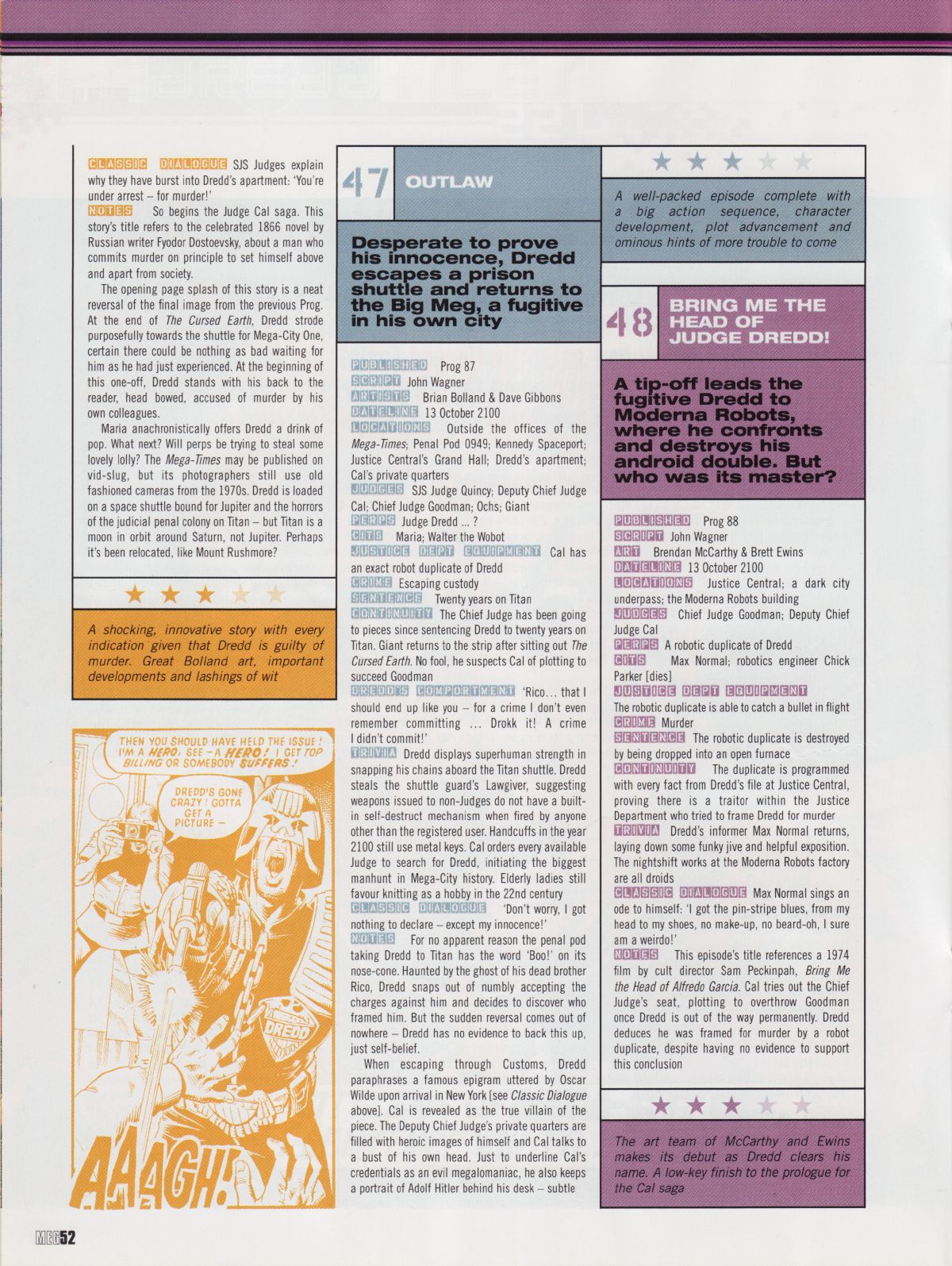 Judge Dredd Megazine (Vol. 5) issue 221 - Page 52