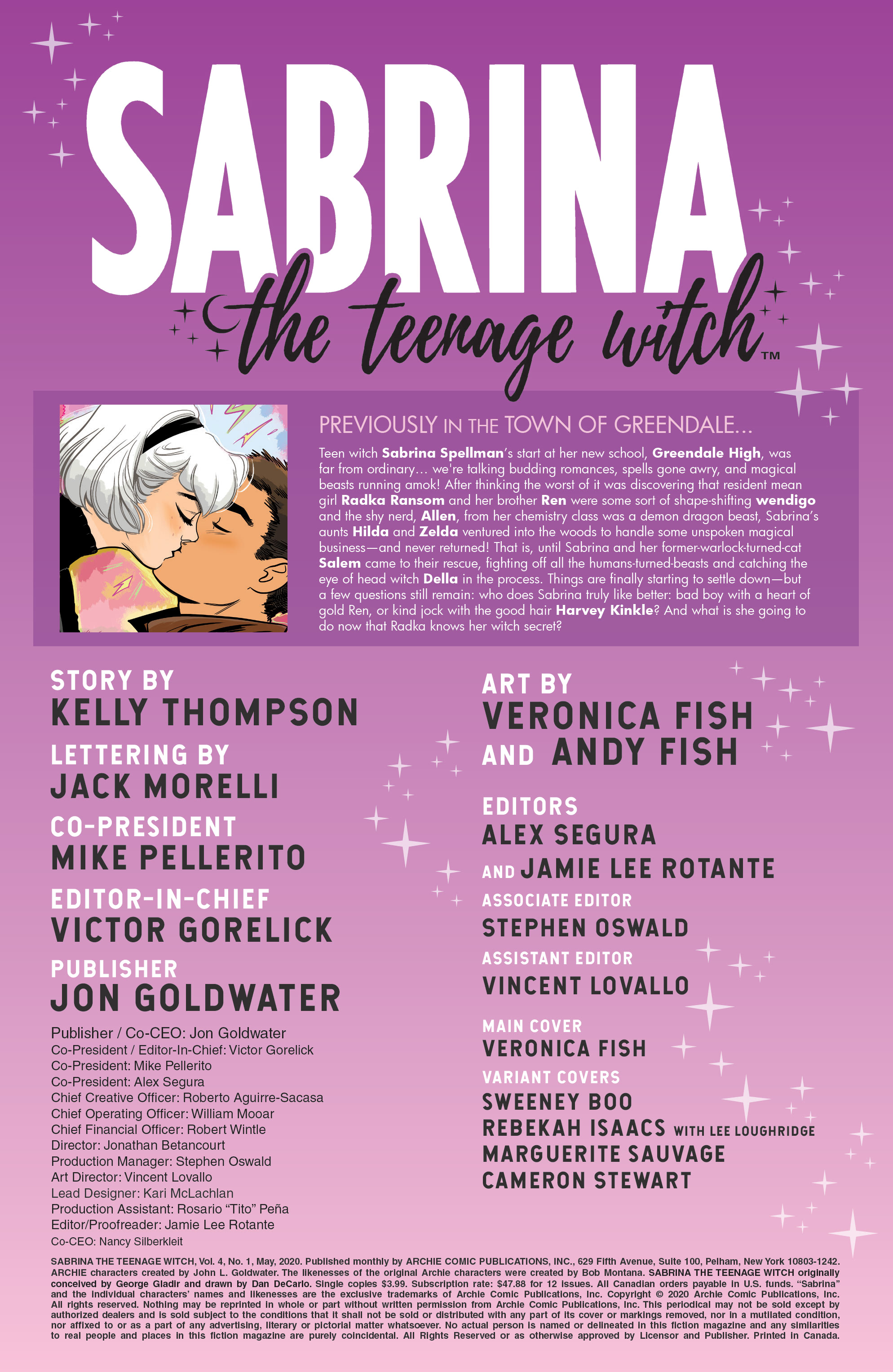 Read online Sabrina the Teenage Witch (2020) comic -  Issue #1 - 2