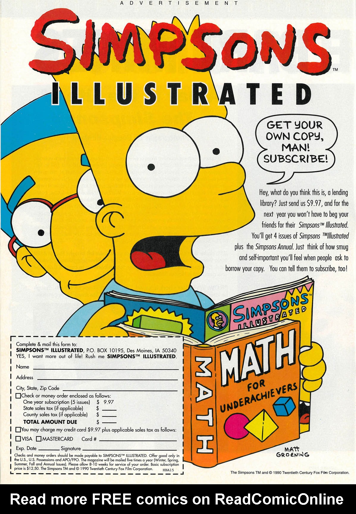 Read online Simpsons Illustrated (1991) comic -  Issue #8 - 26