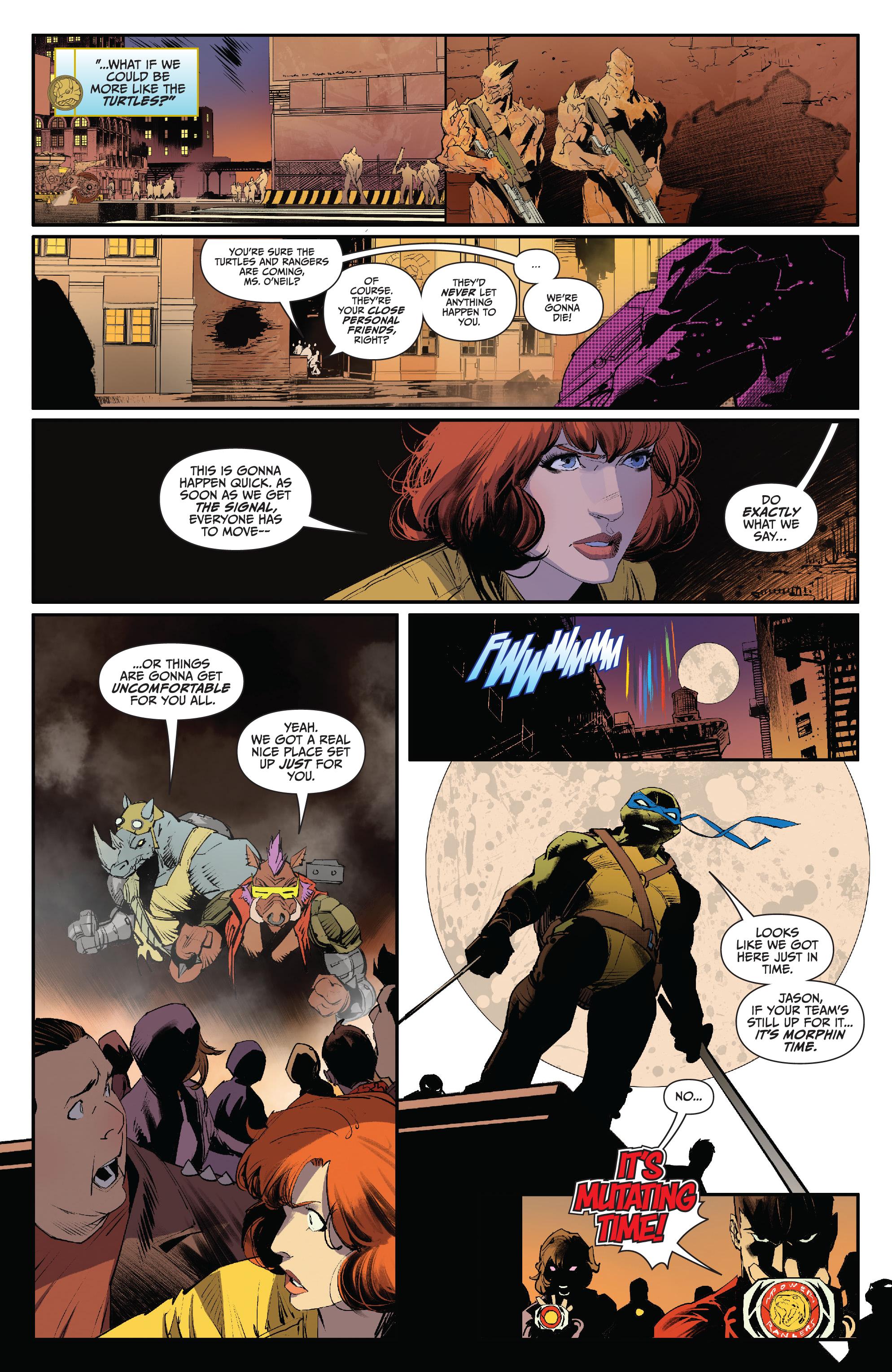 Read online Mighty Morphin Power Rangers/ Teenage Mutant Ninja Turtles II comic -  Issue #3 - 15