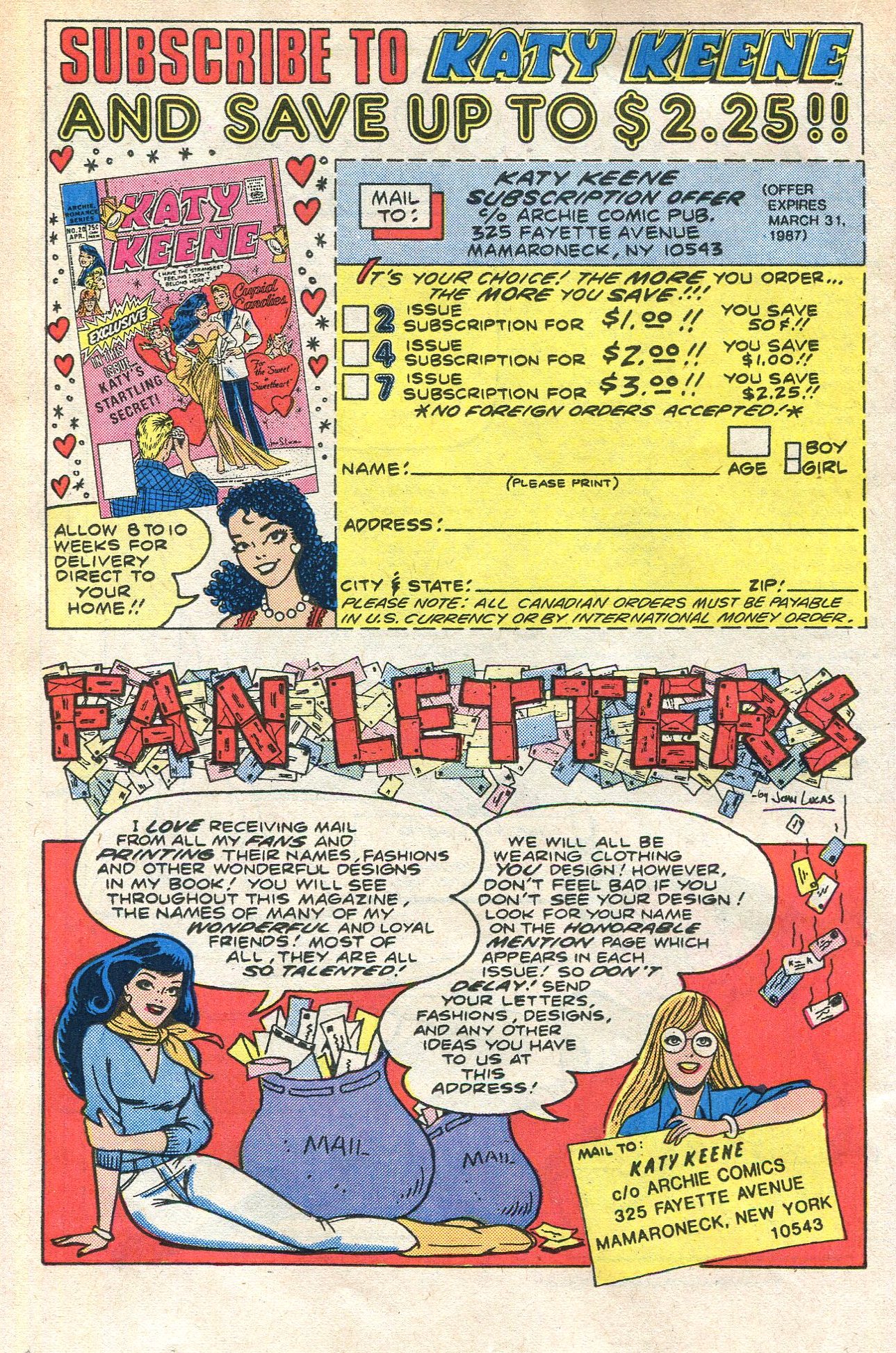 Read online Katy Keene (1983) comic -  Issue #19 - 24