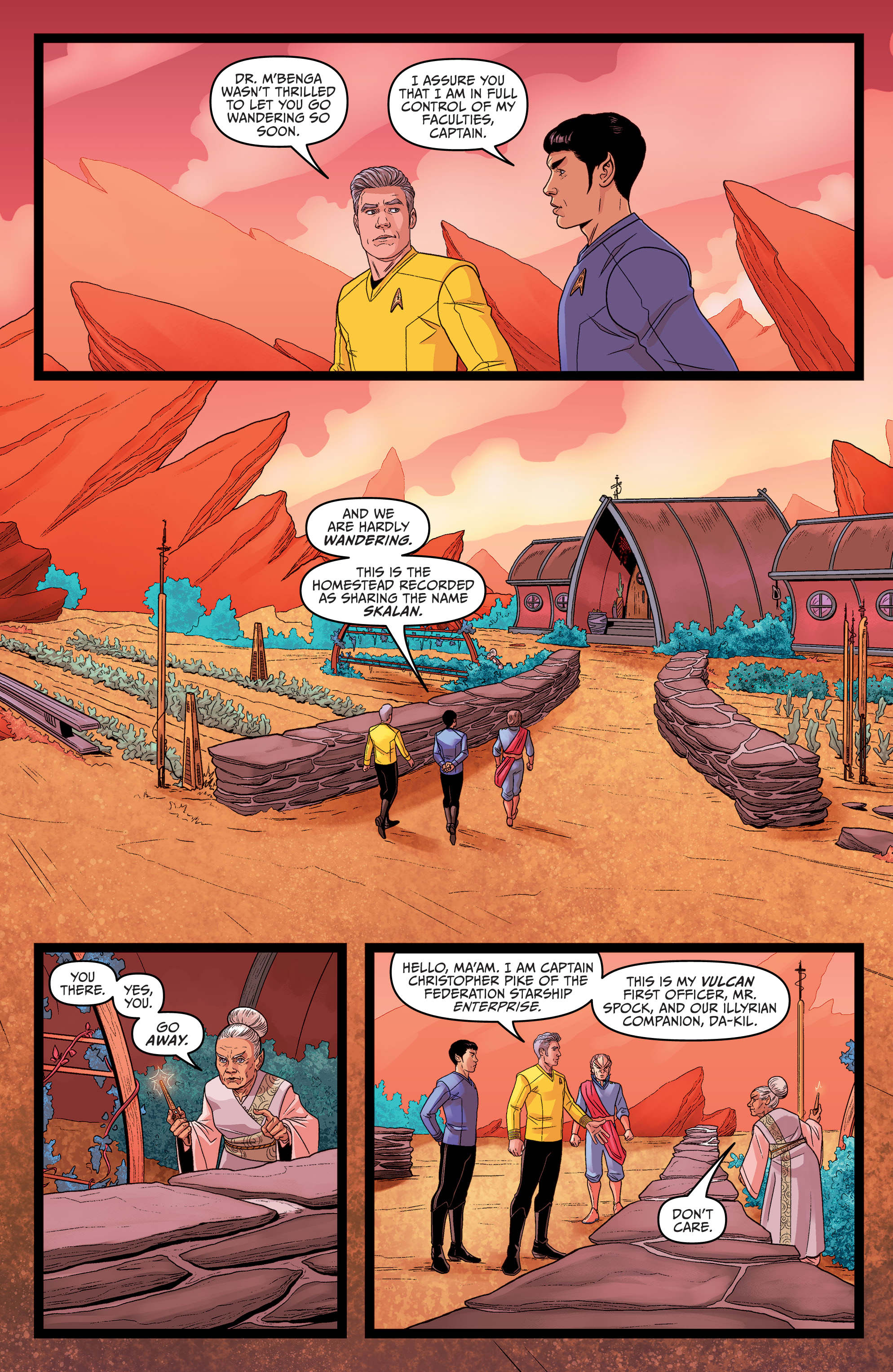 Read online Star Trek: Strange New Worlds - The Illyrian Enigma comic -  Issue #4 - 9