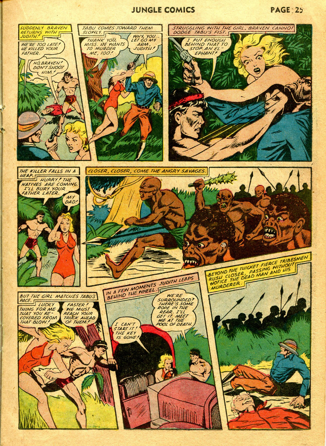 Read online Jungle Comics comic -  Issue #33 - 27