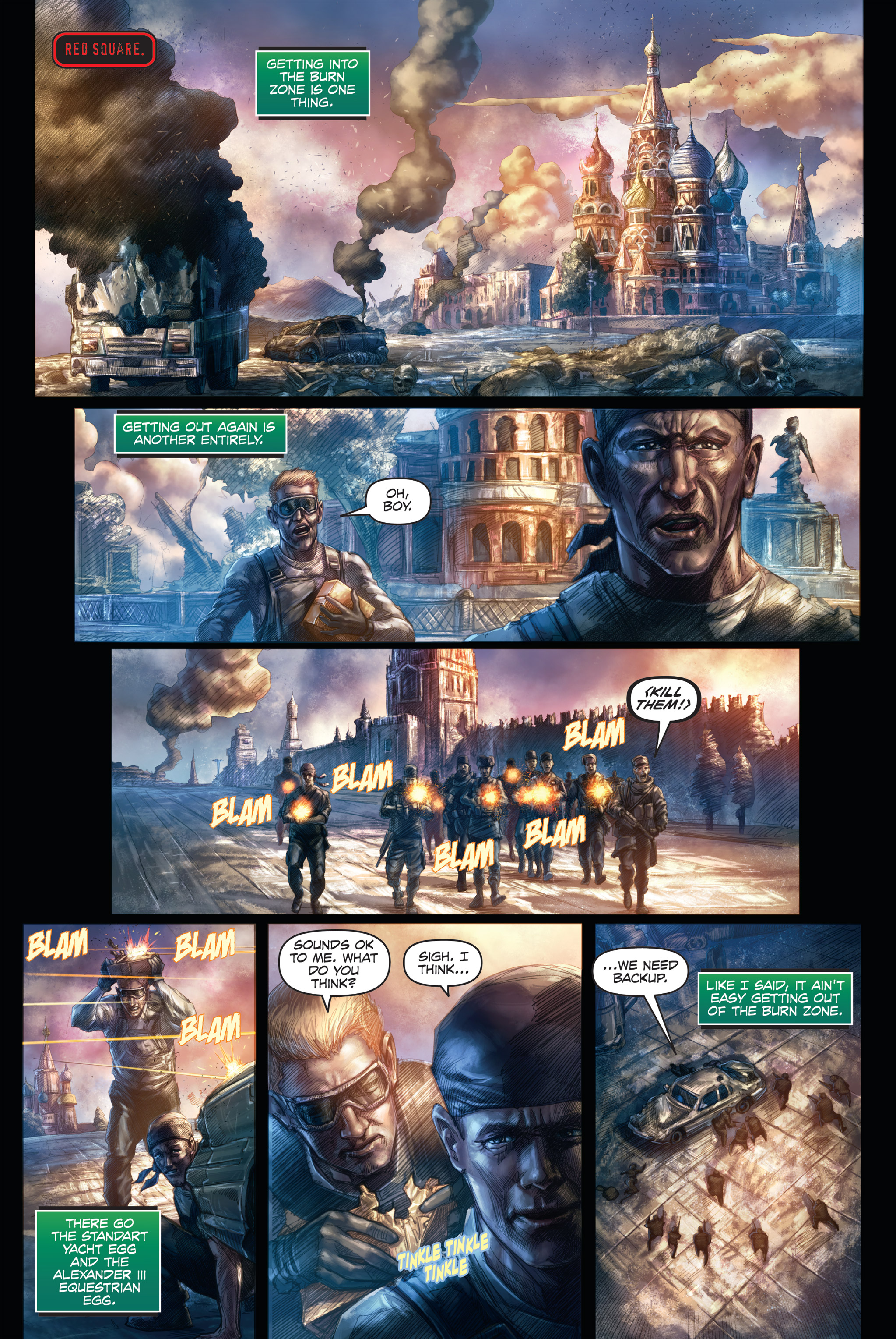 Read online Free Comic Book Day 2019 comic -  Issue # Afterburn - Mayhem in Moscow - 6