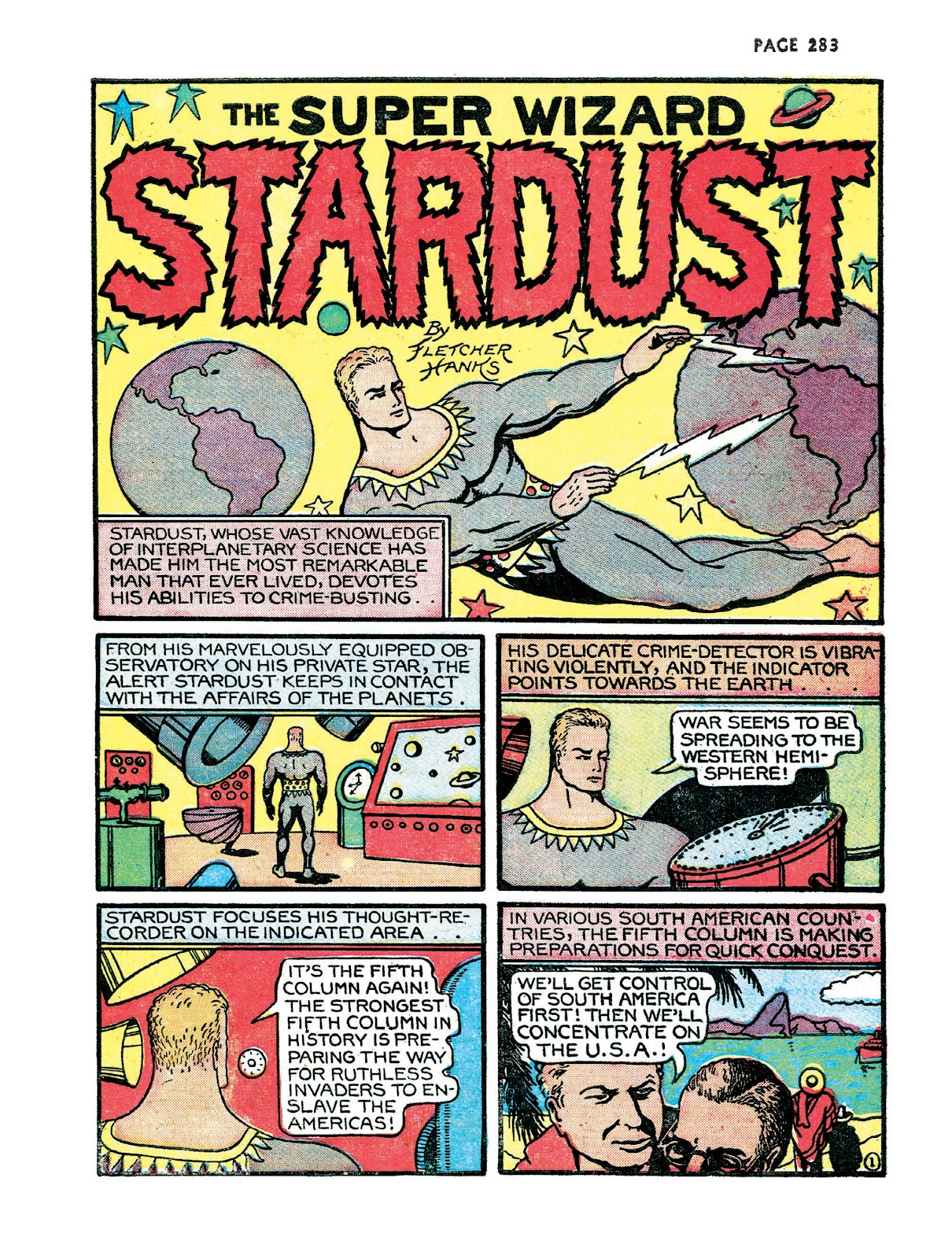 Turn Loose Our Death Rays and Kill Them All!: The Complete Works of Fletcher Hanks issue TPB (Part 4) - Page 16