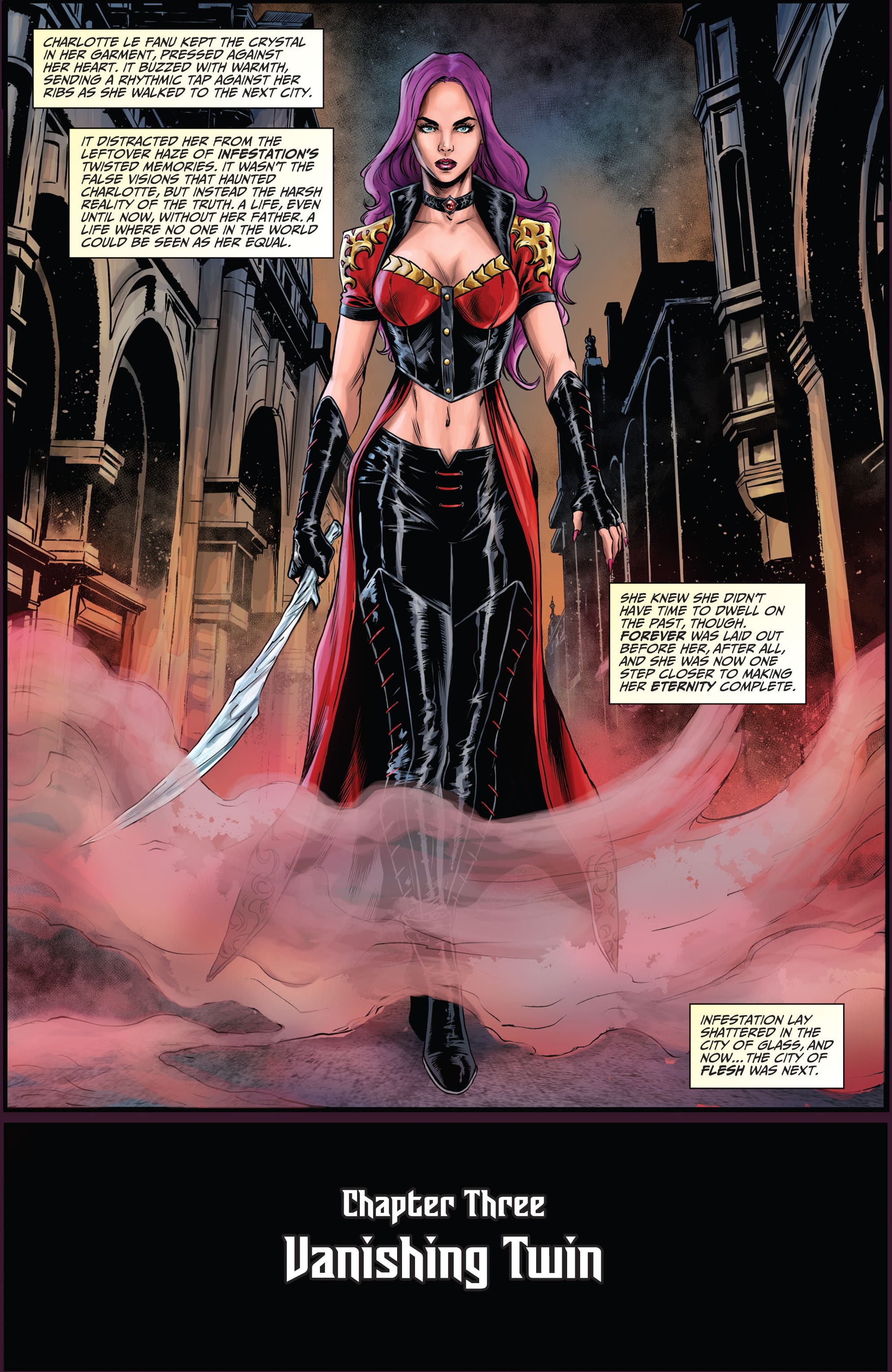 Read online Grimm Universe Presents Quarterly: Dracula's Daughter comic -  Issue # TPB - 29