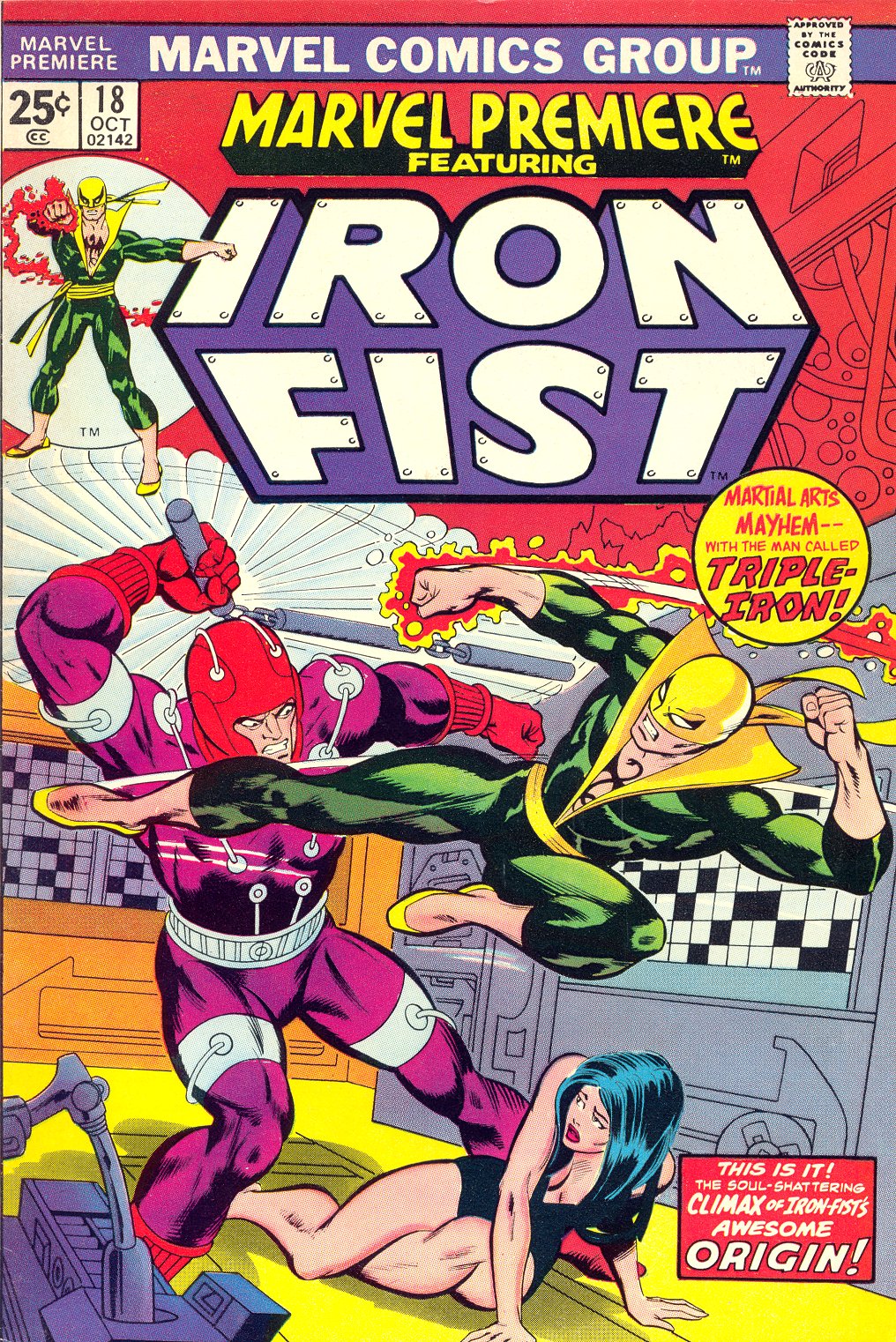 Read online Marvel Premiere comic -  Issue #18 - 1