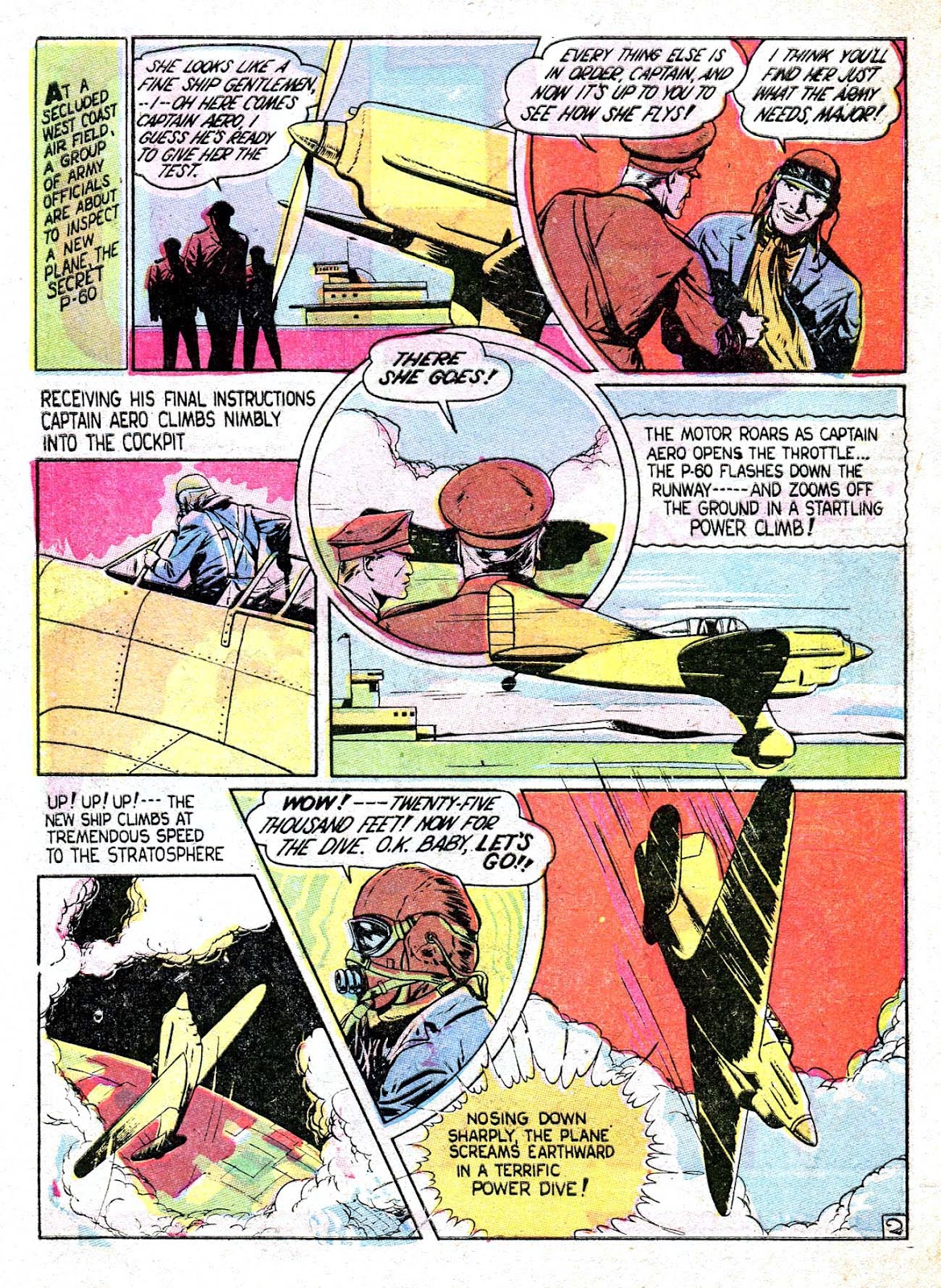 Captain Aero Comics issue 1 - Page 3