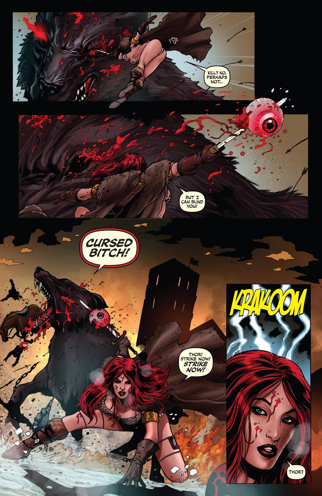 Read online Red Sonja: Revenge of the Gods comic -  Issue #4 - 10