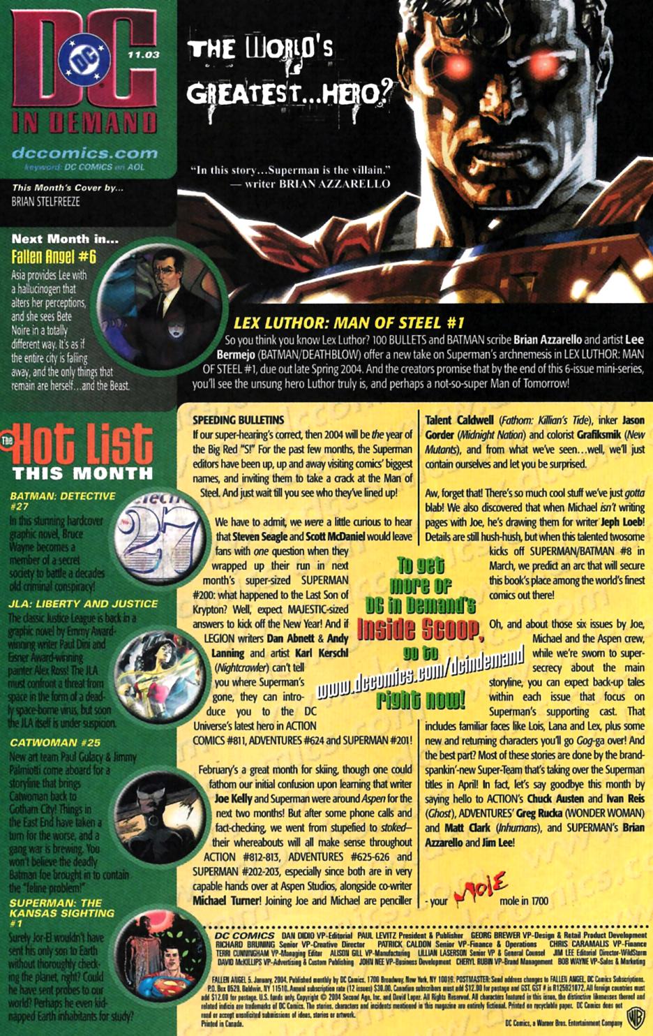 Read online Fallen Angel (2003) comic -  Issue #5 - 24