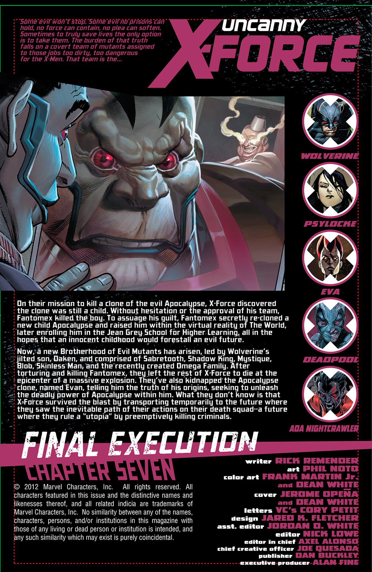 Read online Uncanny X-Force (2010) comic -  Issue #31 - 2