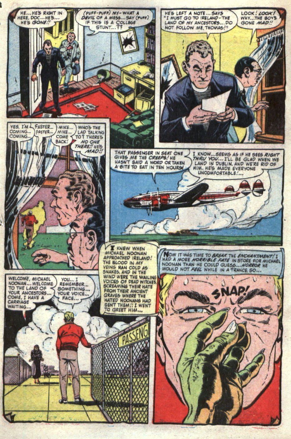 Read online Chamber of Chills (1951) comic -  Issue #1 - 5