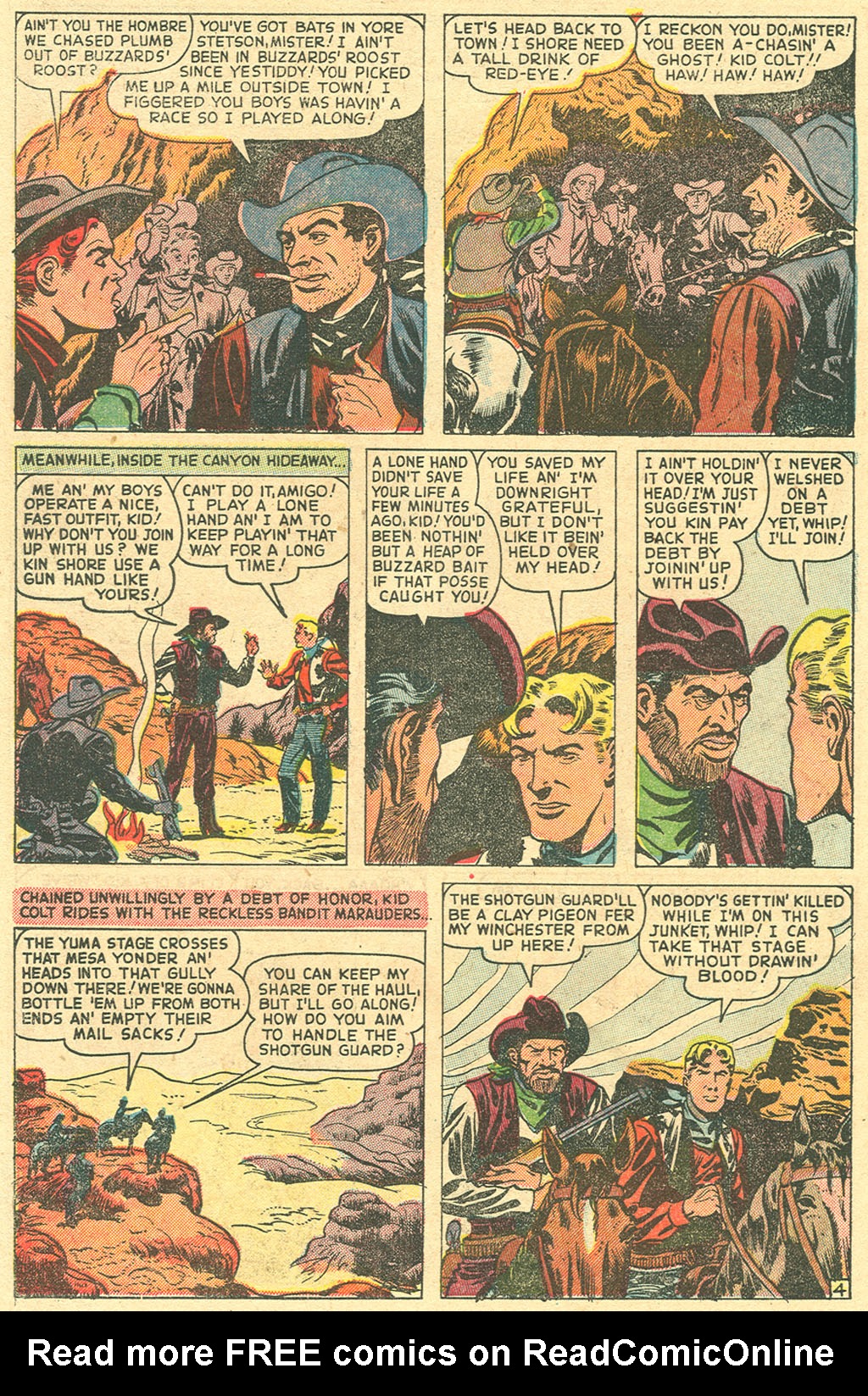 Read online Kid Colt Outlaw comic -  Issue #10 - 44