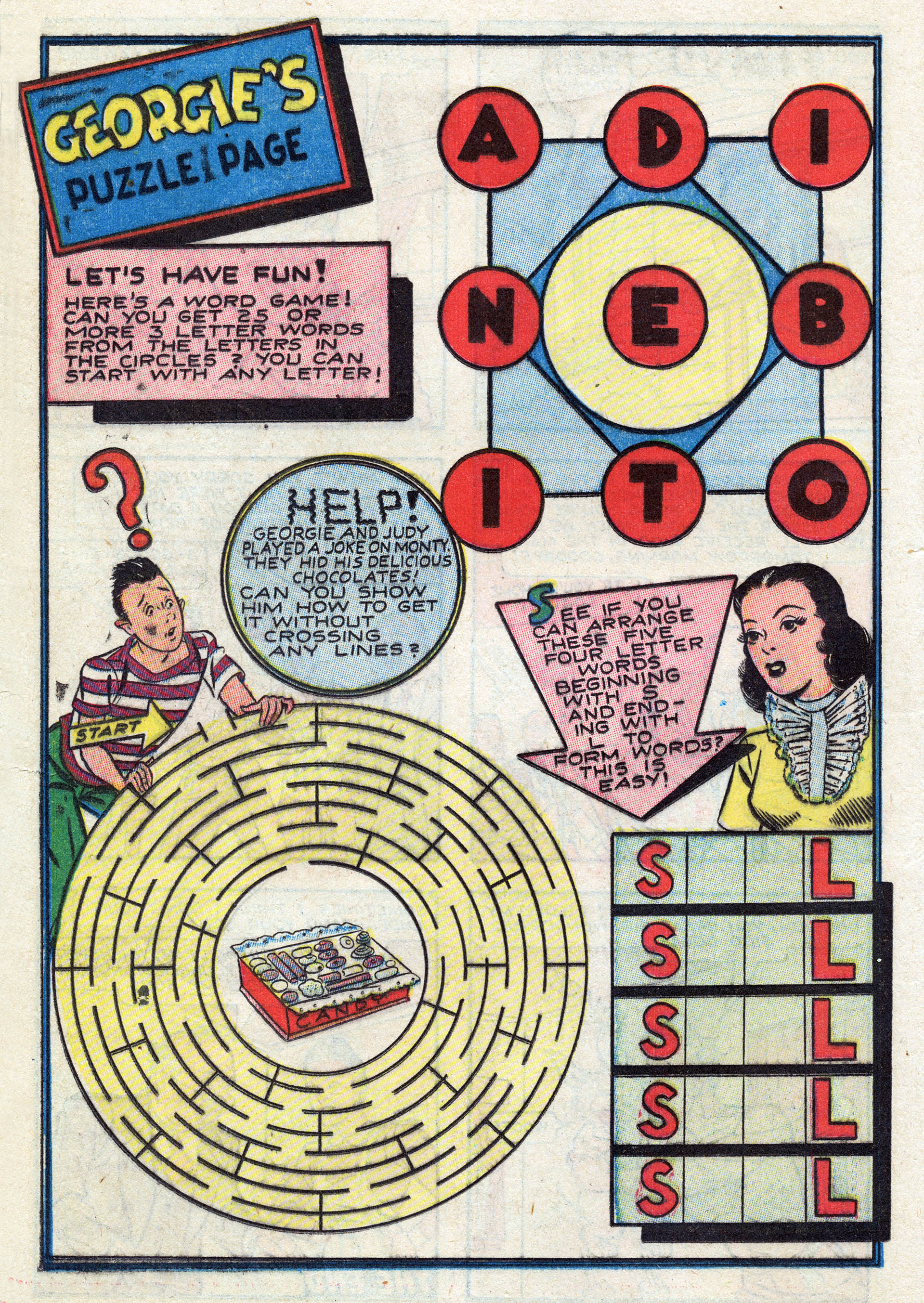Read online Georgie Comics (1945) comic -  Issue #1 - 12