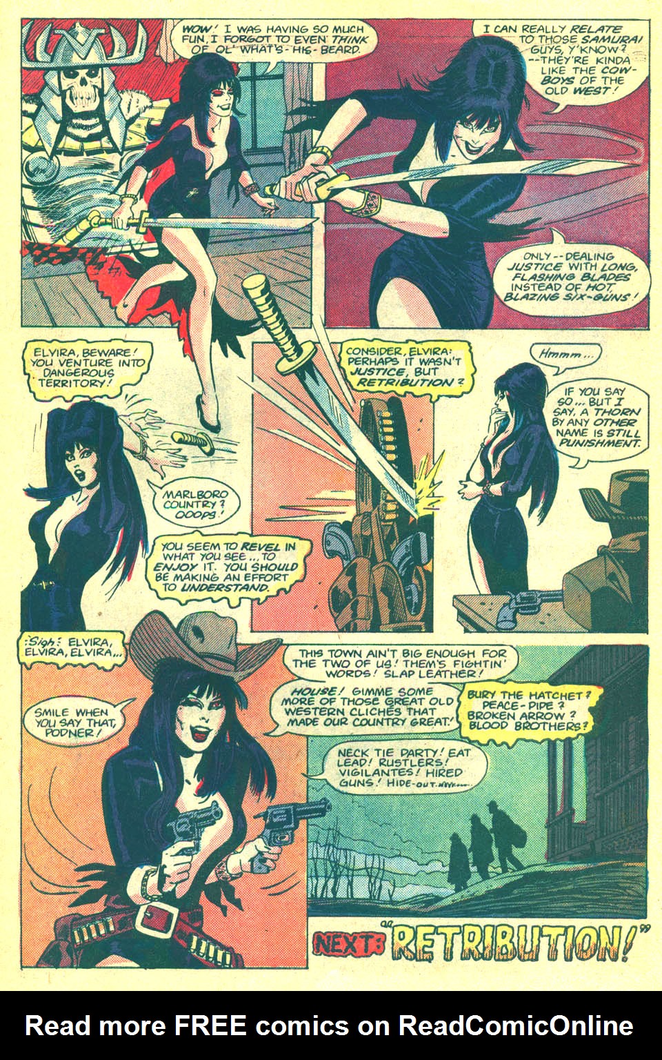 Read online Elvira's House of Mystery comic -  Issue #2 - 23