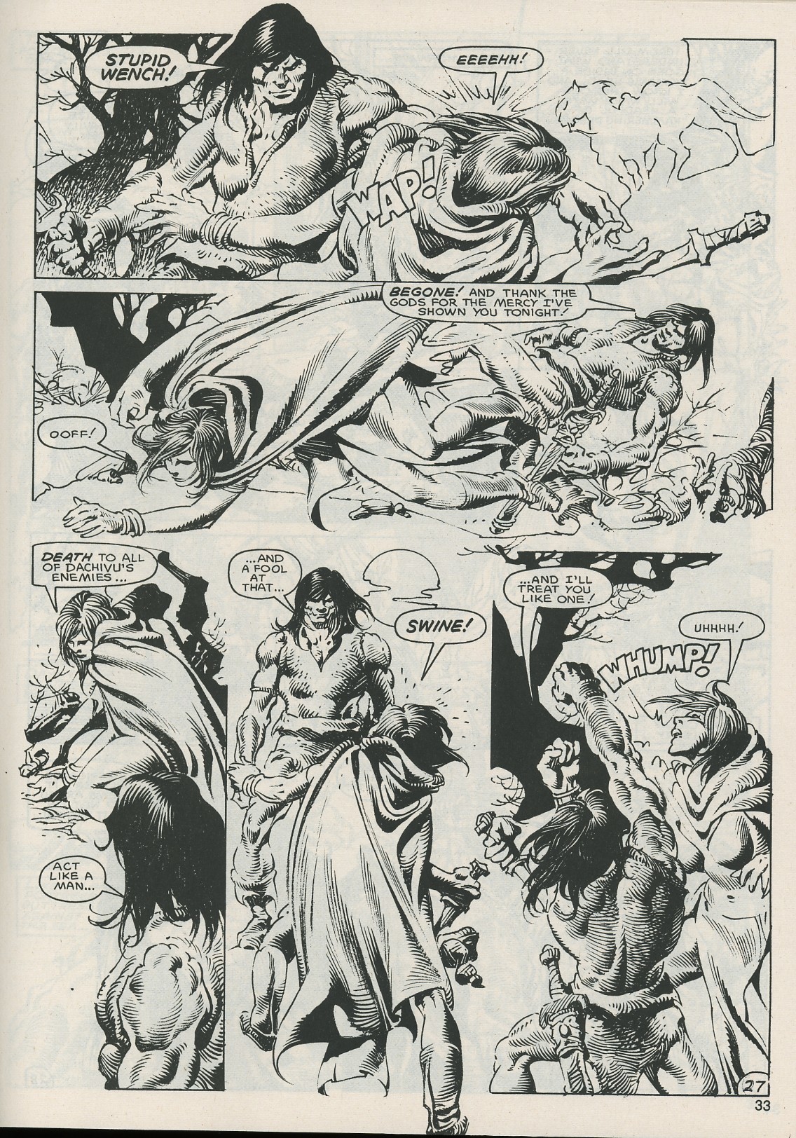 Read online The Savage Sword Of Conan comic -  Issue #121 - 33