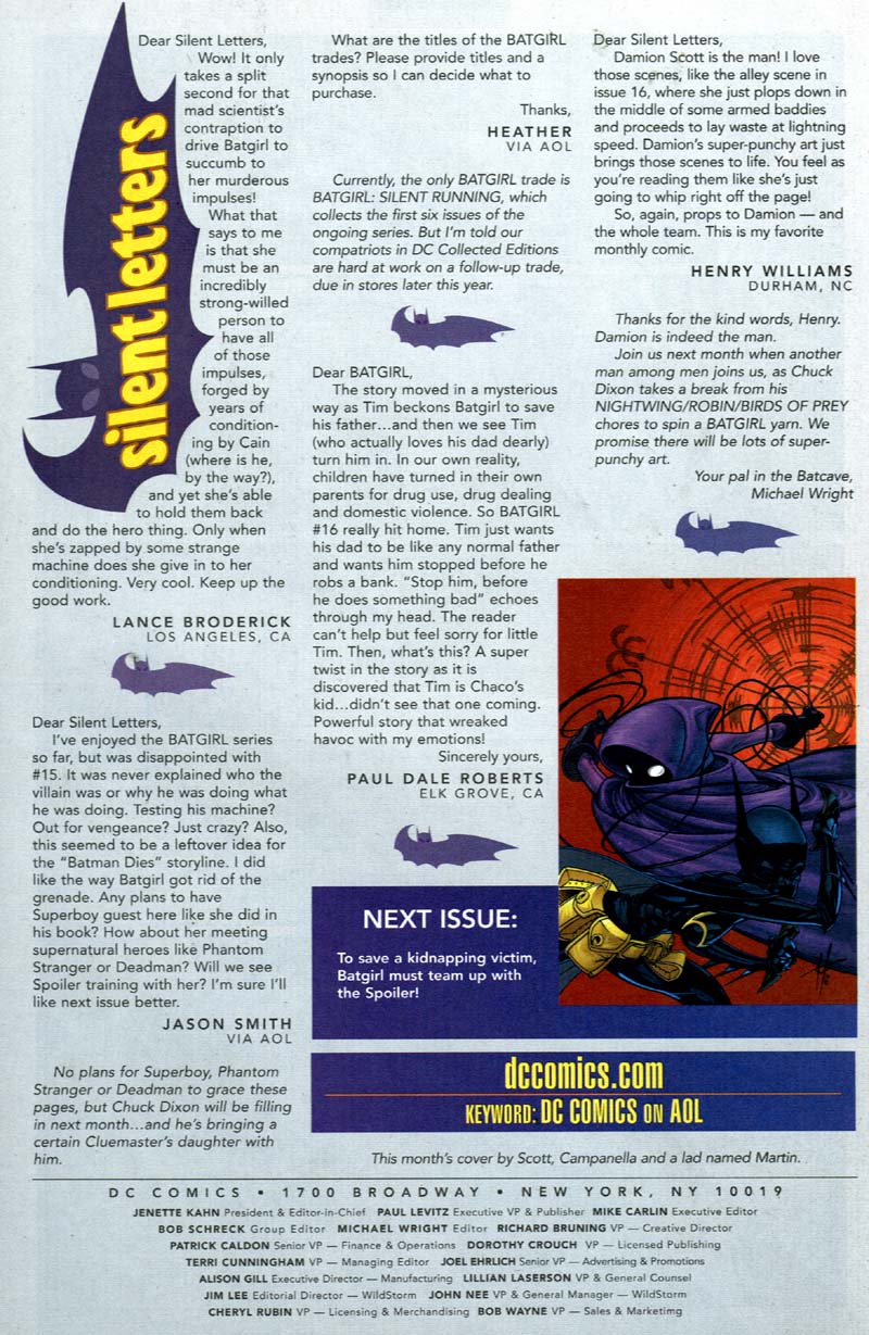 Read online Batgirl (2000) comic -  Issue #19 - 24