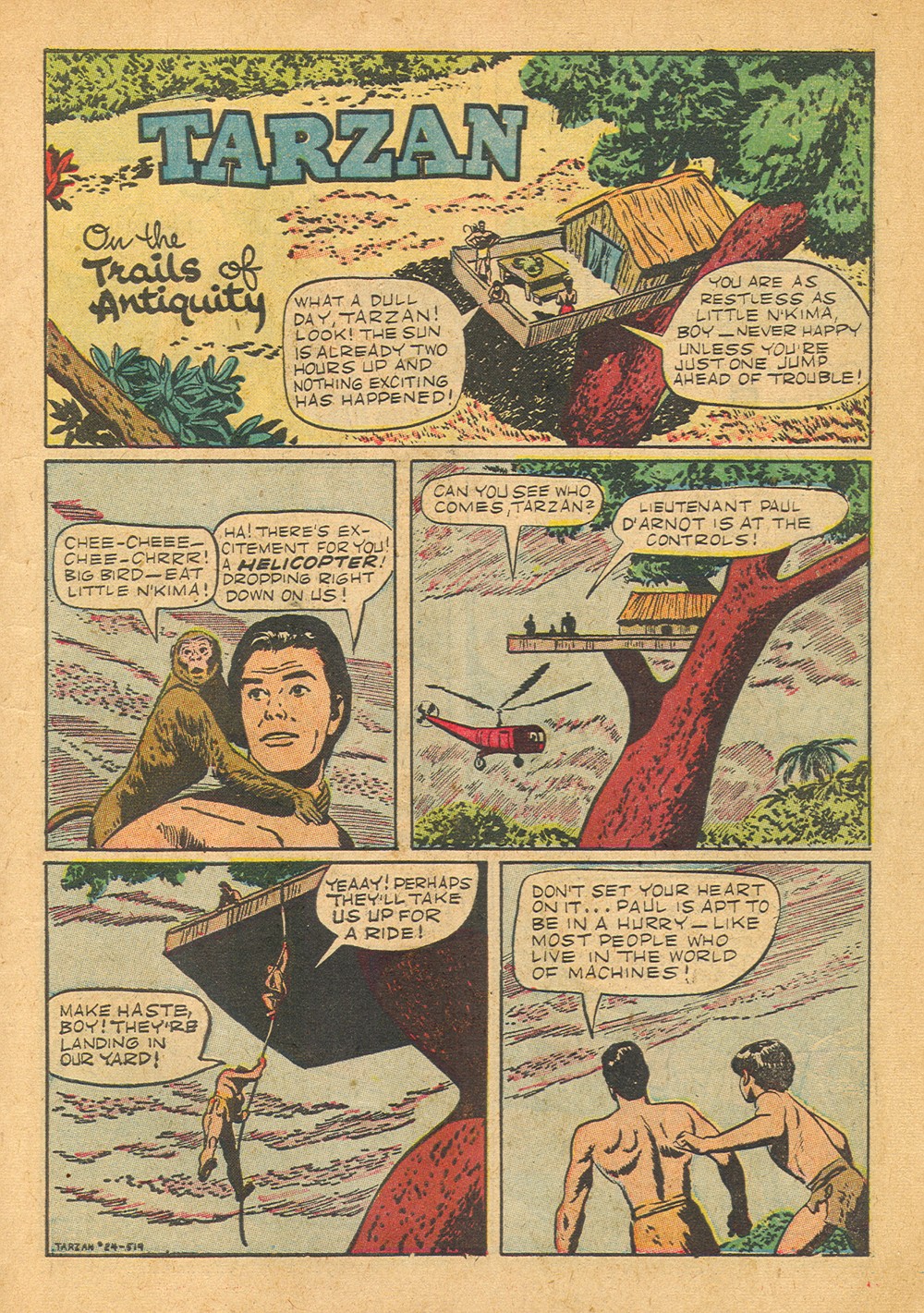 Read online Tarzan (1948) comic -  Issue #24 - 3