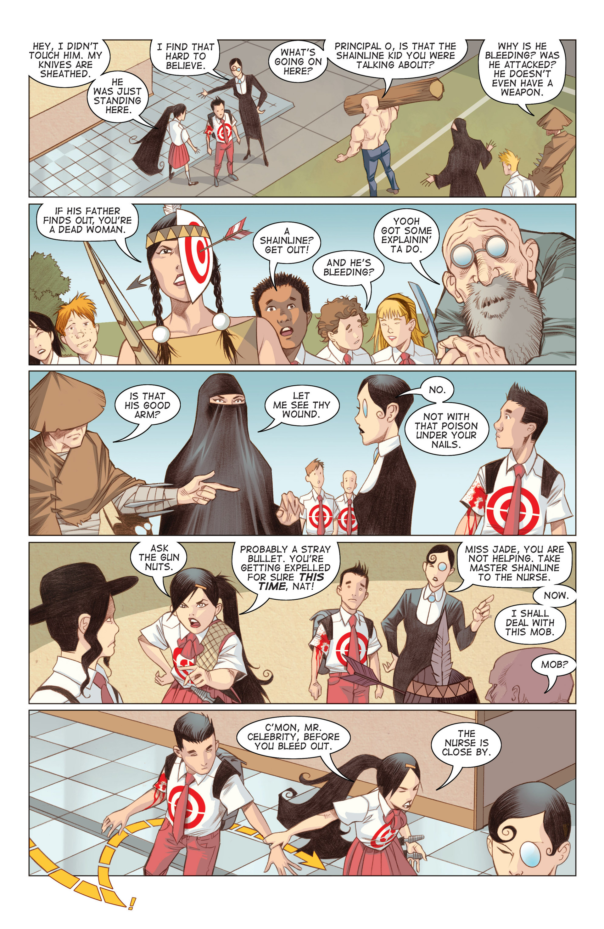 Read online Five Weapons comic -  Issue #1 - 10