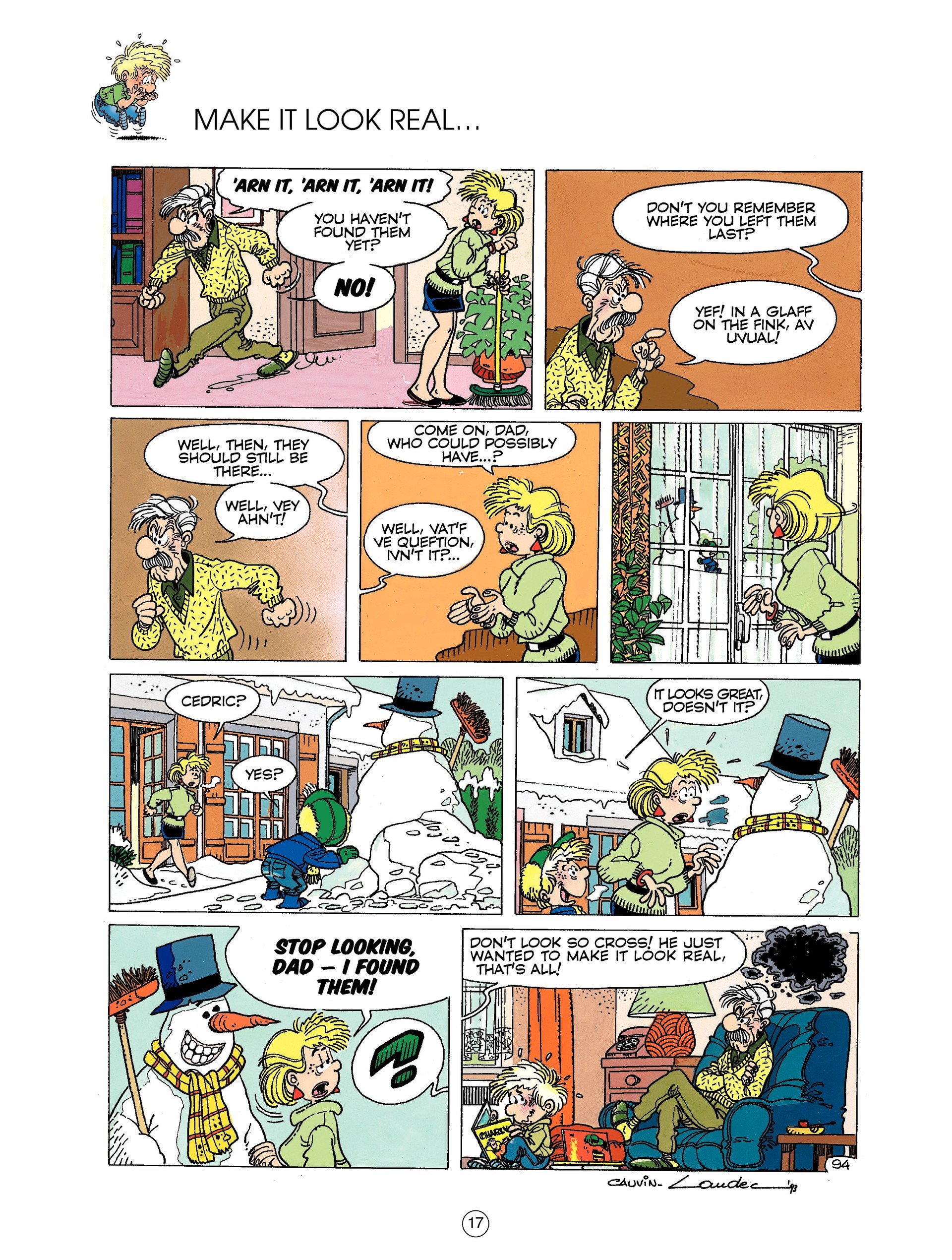 Read online Cedric comic -  Issue #5 - 17