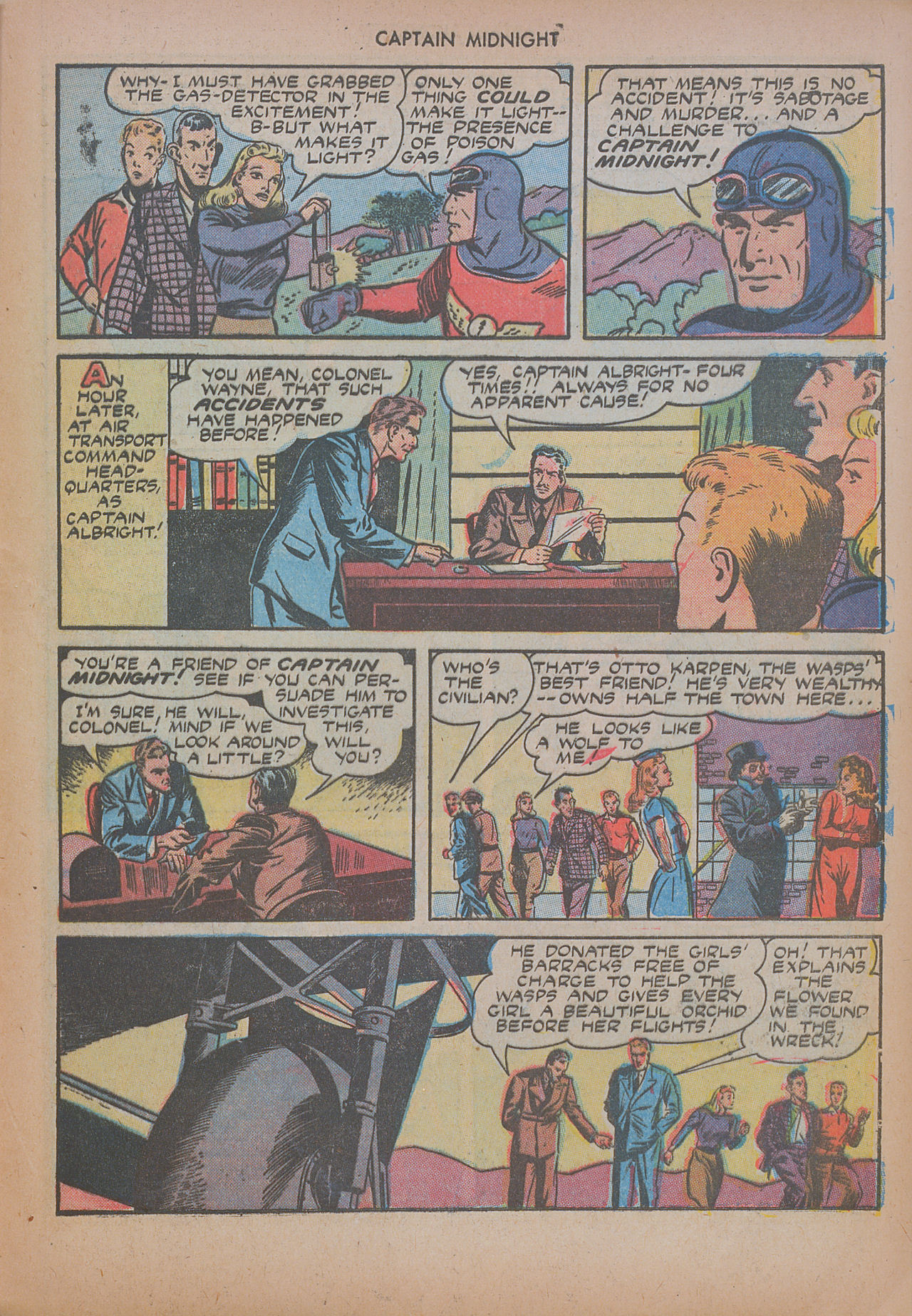 Read online Captain Midnight (1942) comic -  Issue #17 - 33