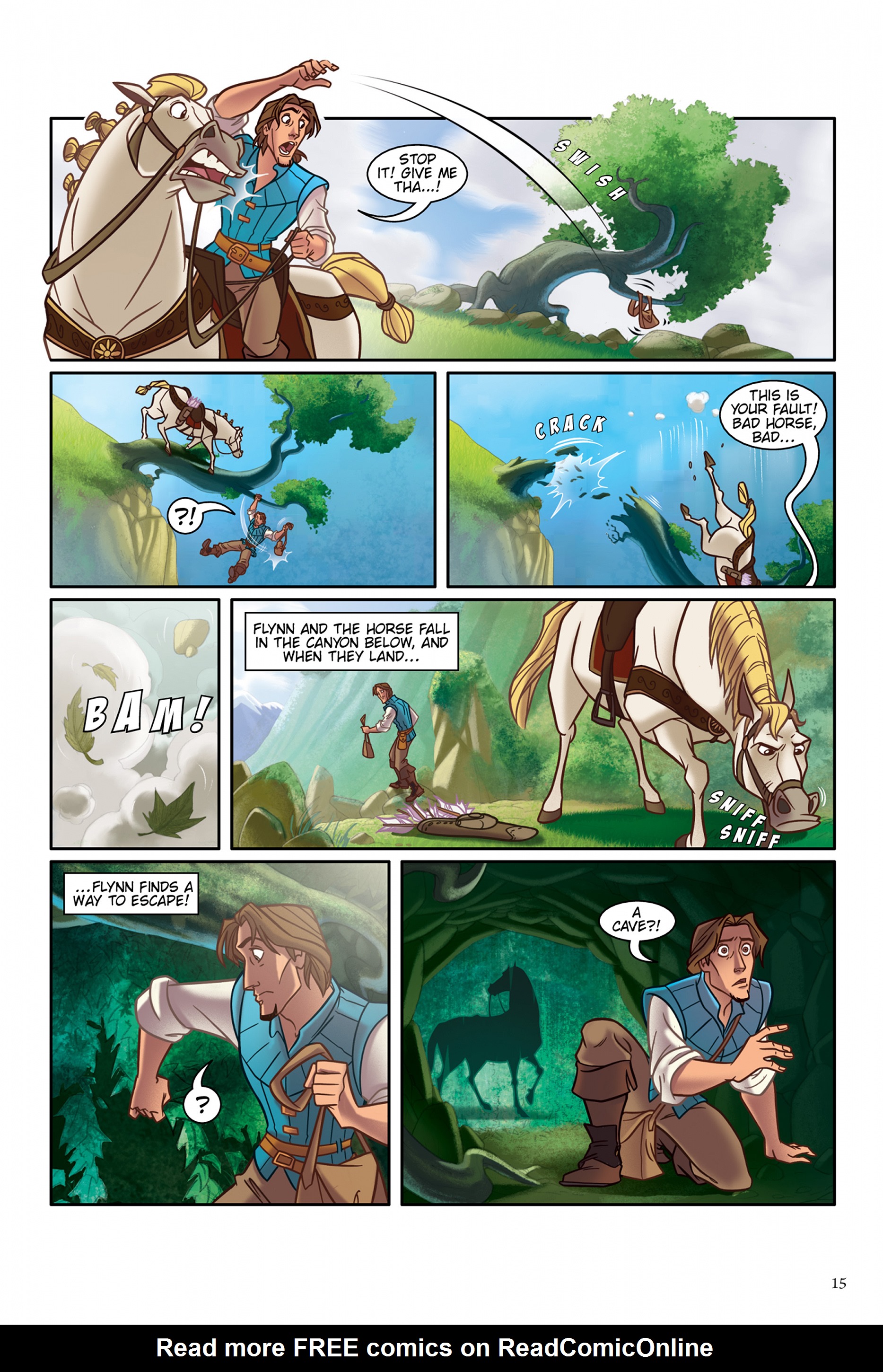 Read online Disney Tangled: The Story of the Movie in Comics comic -  Issue # Full - 17