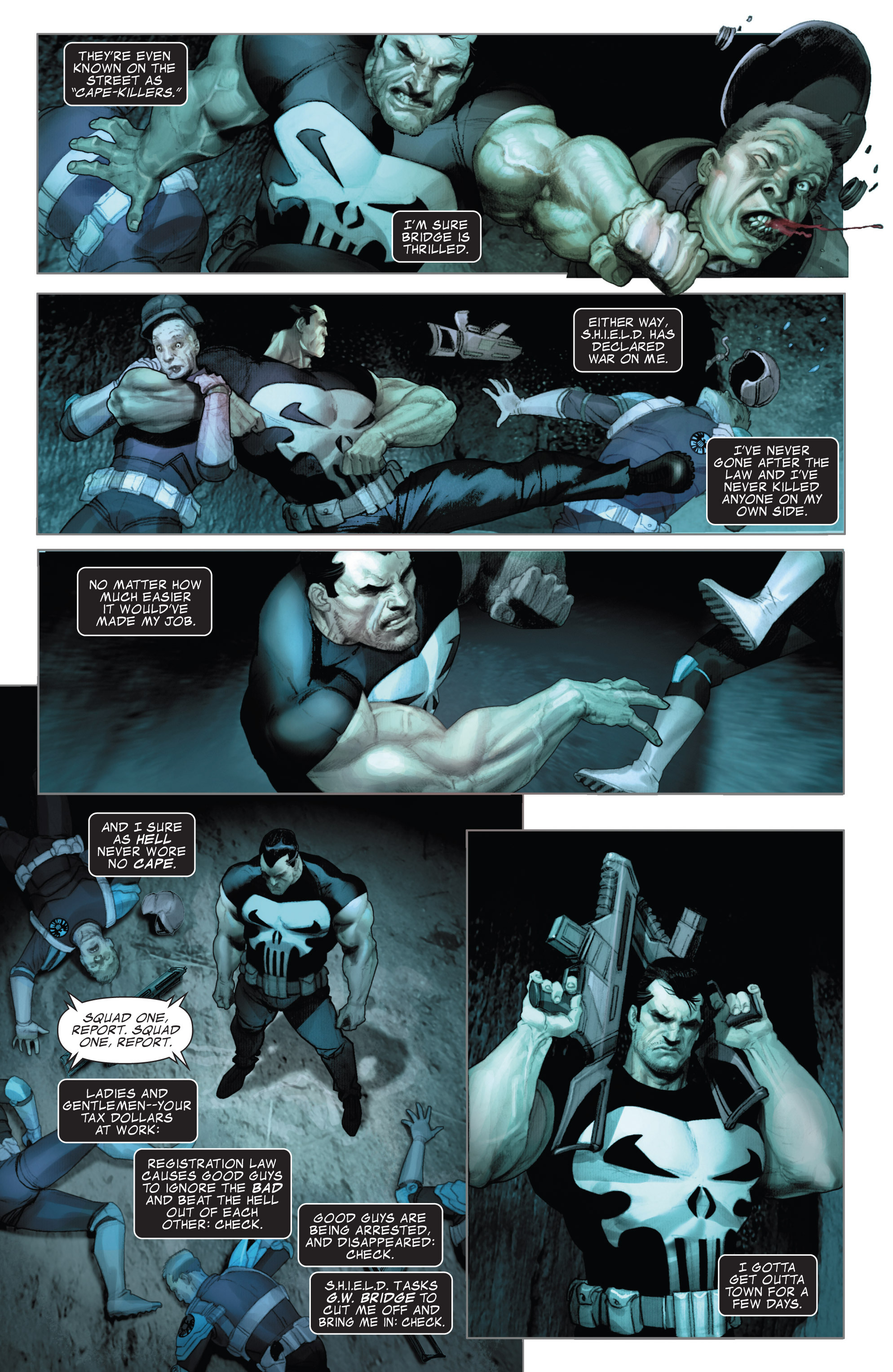 Read online Punisher War Journal comic -  Issue #1 - 13