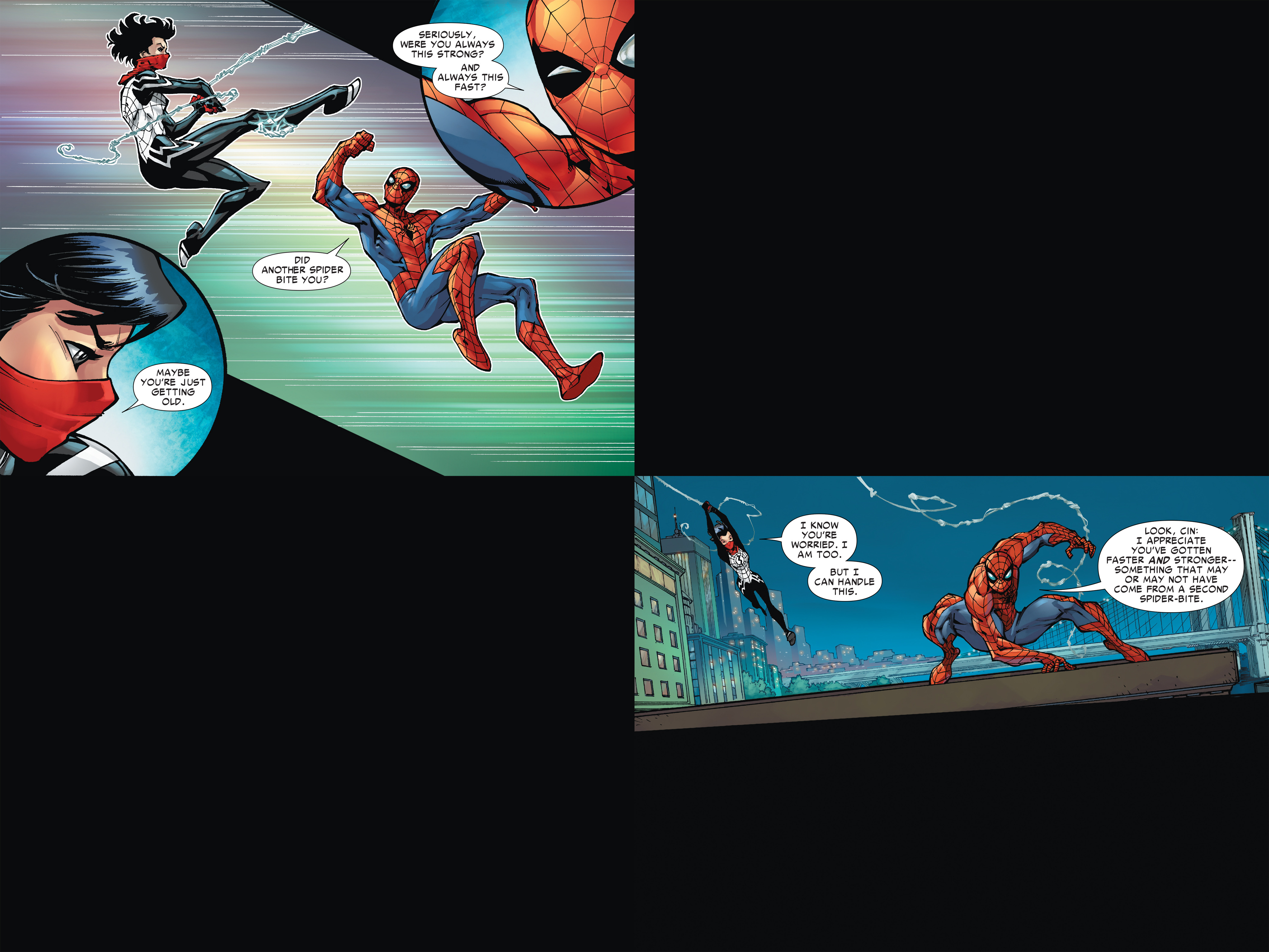 Read online The Amazing Spider-Man & Silk: The Spider(fly) Effect (Infinite Comics) comic -  Issue #1 - 14