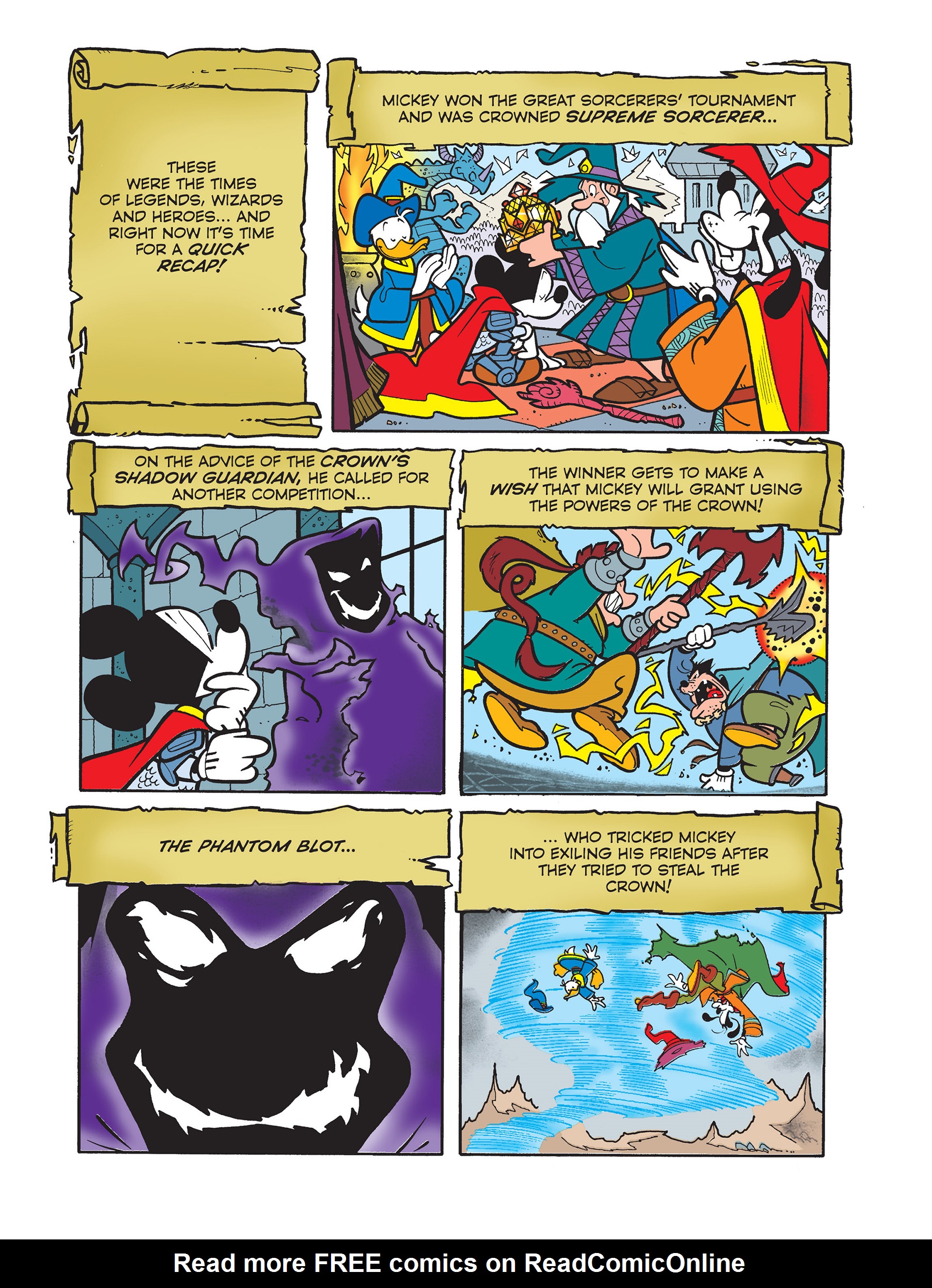 Read online Wizards of Mickey II: The Dark Age comic -  Issue #3 - 3