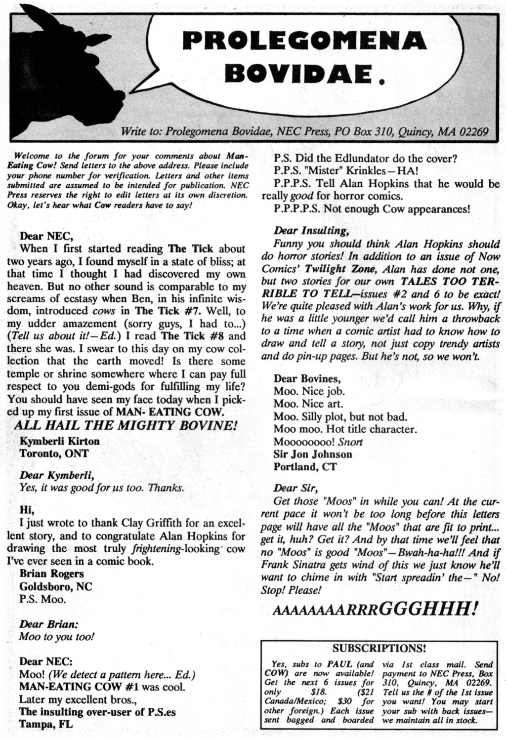 Read online Man-Eating Cow comic -  Issue #3 - 30