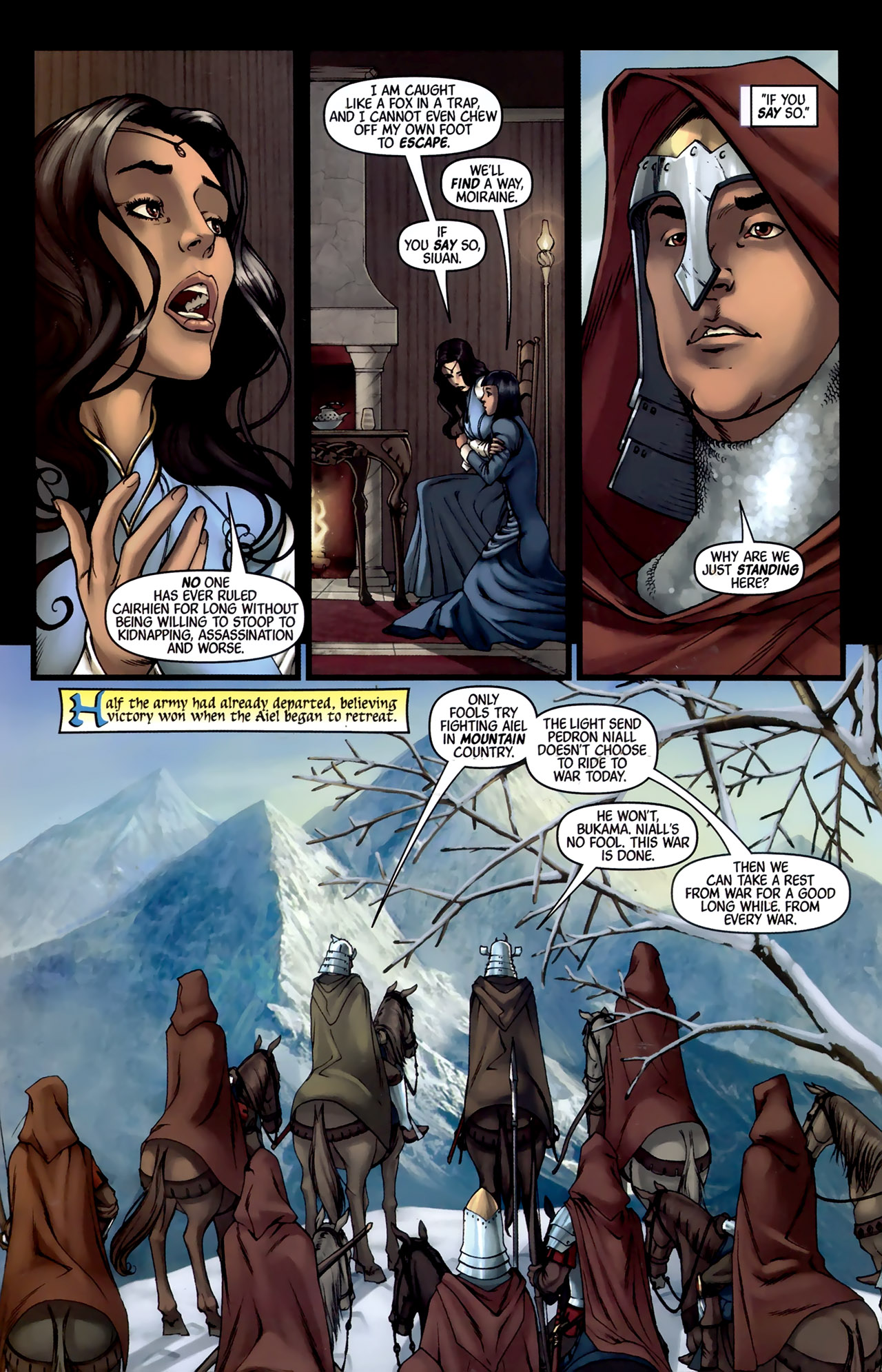 Read online Robert Jordan's The Wheel of Time New Spring comic Issue 5