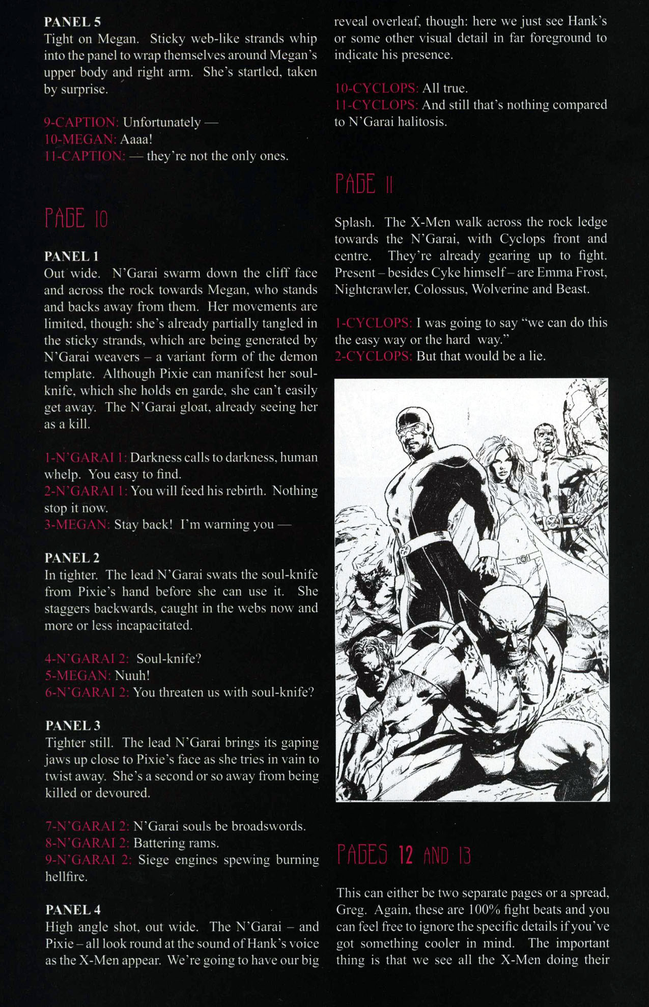 Read online X-Men Pixies and Demons comic -  Issue # Full - 33