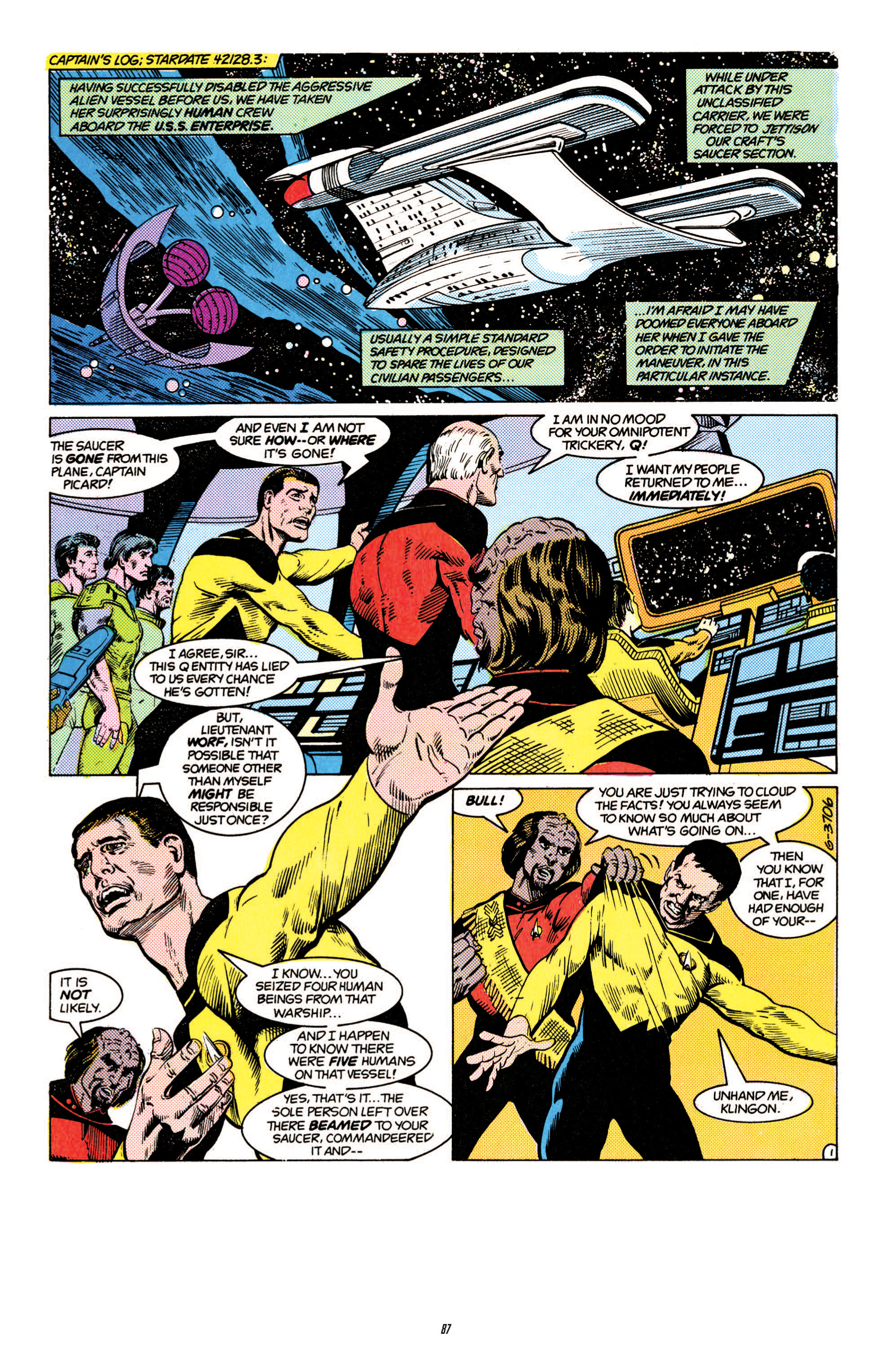 Read online Star Trek Classics comic -  Issue #4 - 86