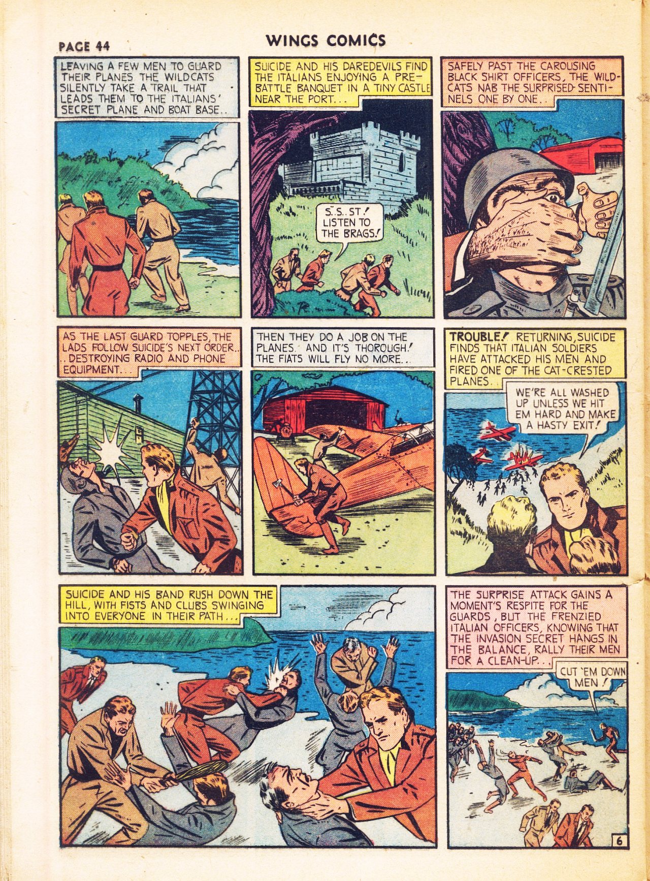 Read online Wings Comics comic -  Issue #8 - 46