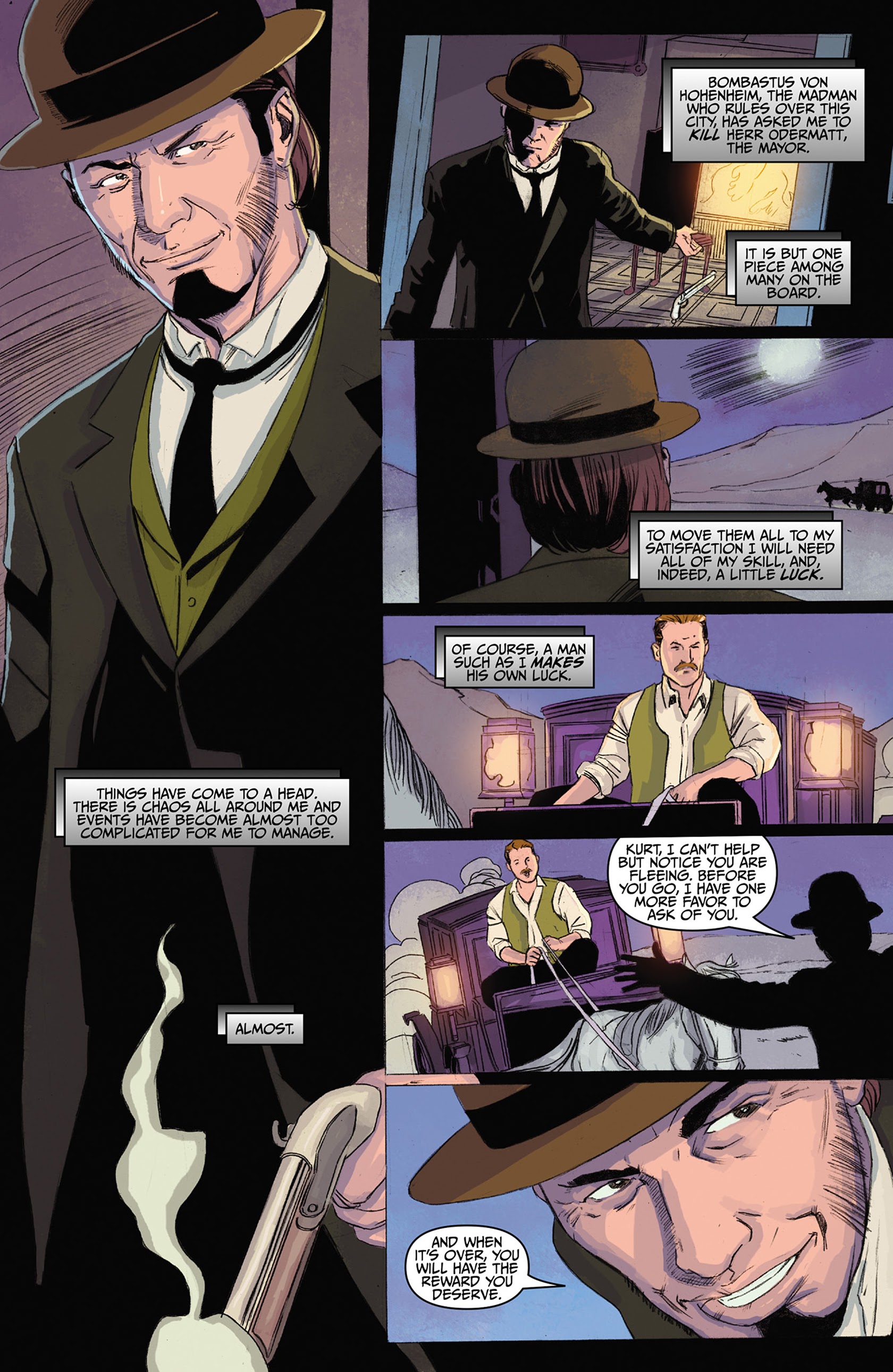 Read online Sherlock Holmes: Moriarty Lives comic -  Issue #5 - 3