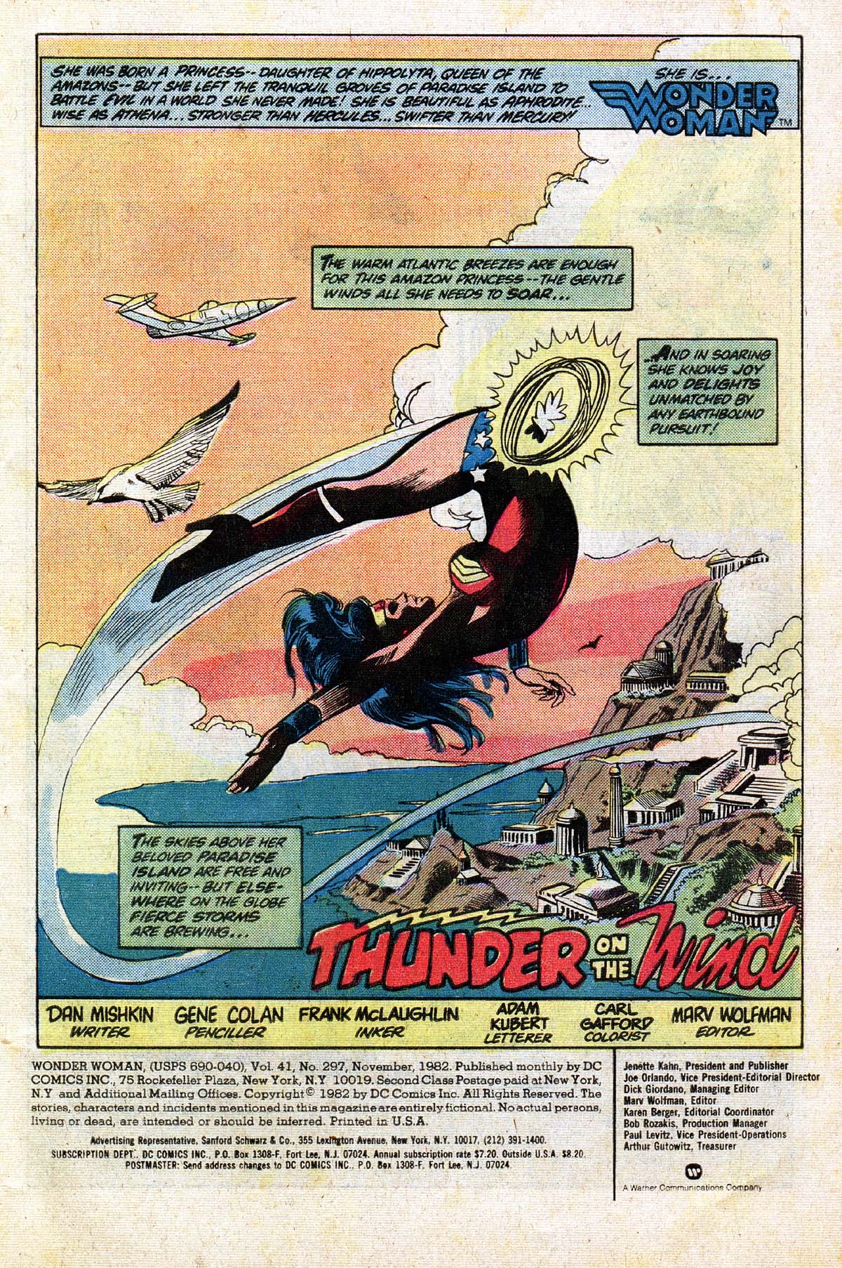 Read online Wonder Woman (1942) comic -  Issue #297 - 2