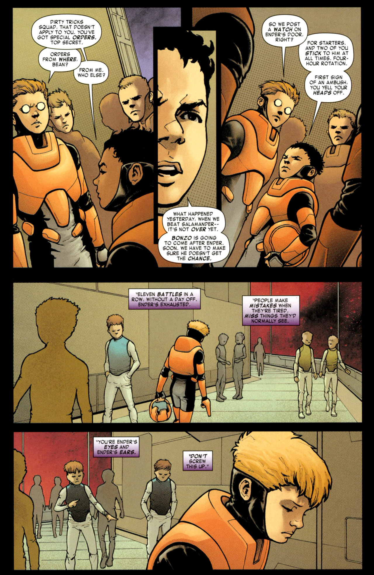 Read online Ender's Shadow: Command School comic -  Issue #3 - 6