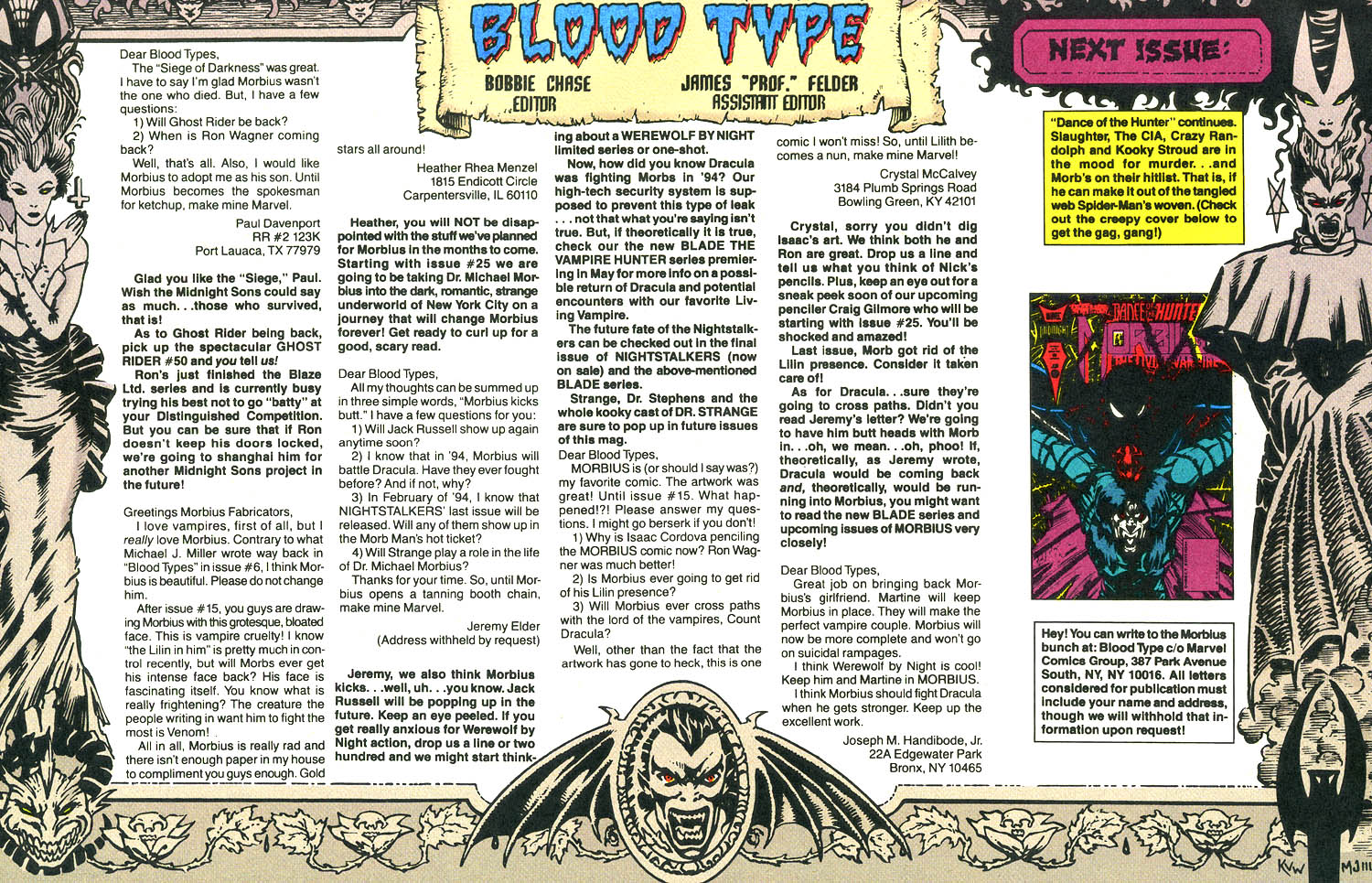 Read online Morbius: The Living Vampire (1992) comic -  Issue #21 - 24