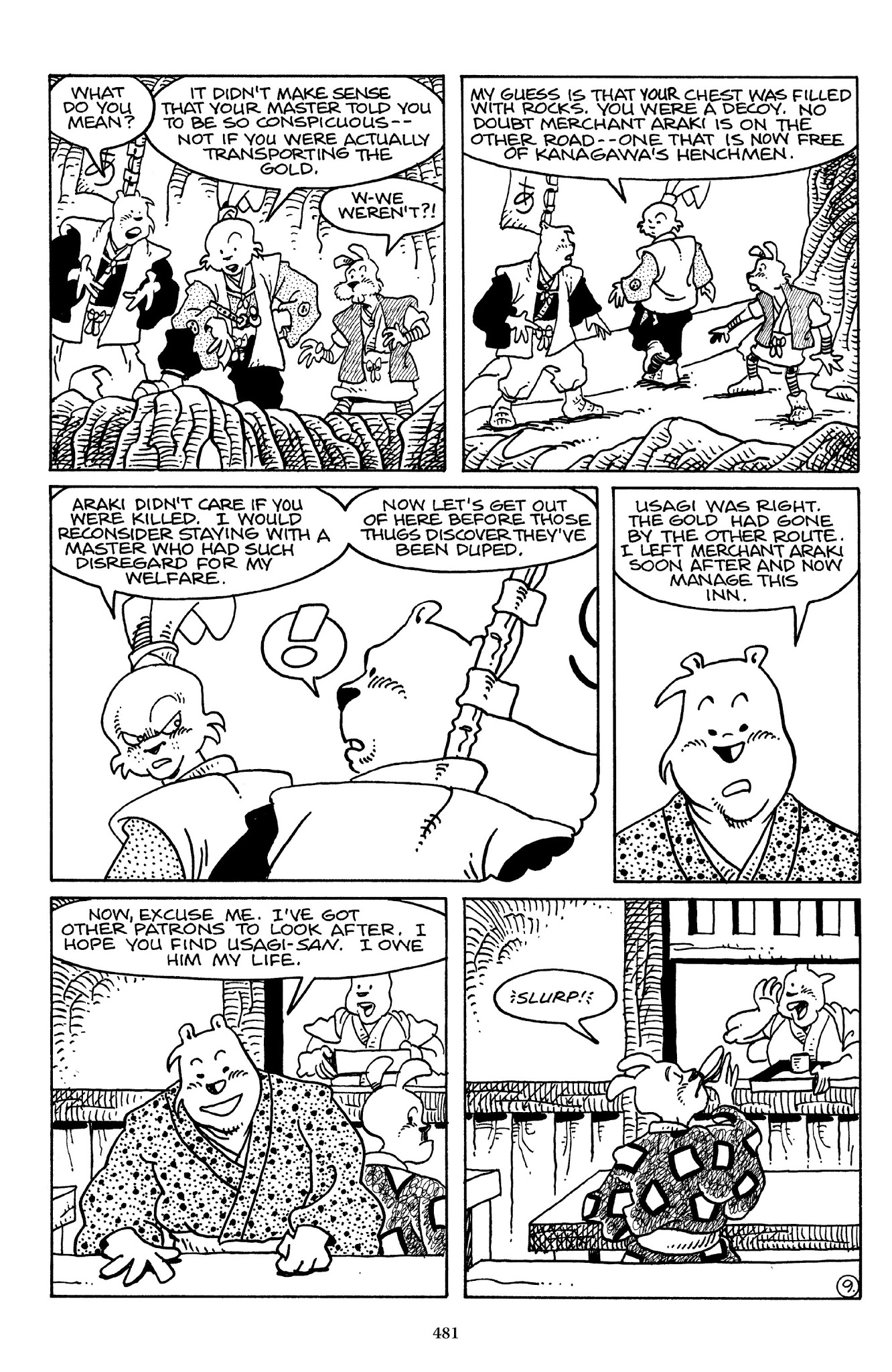 Read online The Usagi Yojimbo Saga comic -  Issue # TPB 3 - 476
