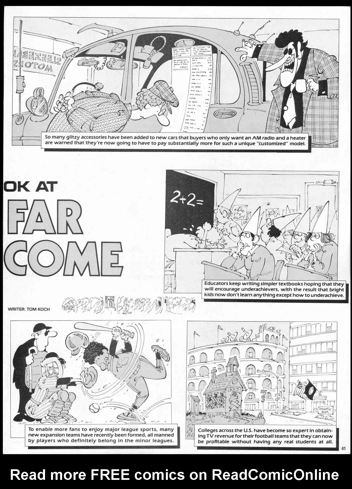 Read online MAD comic -  Issue #302 - 44